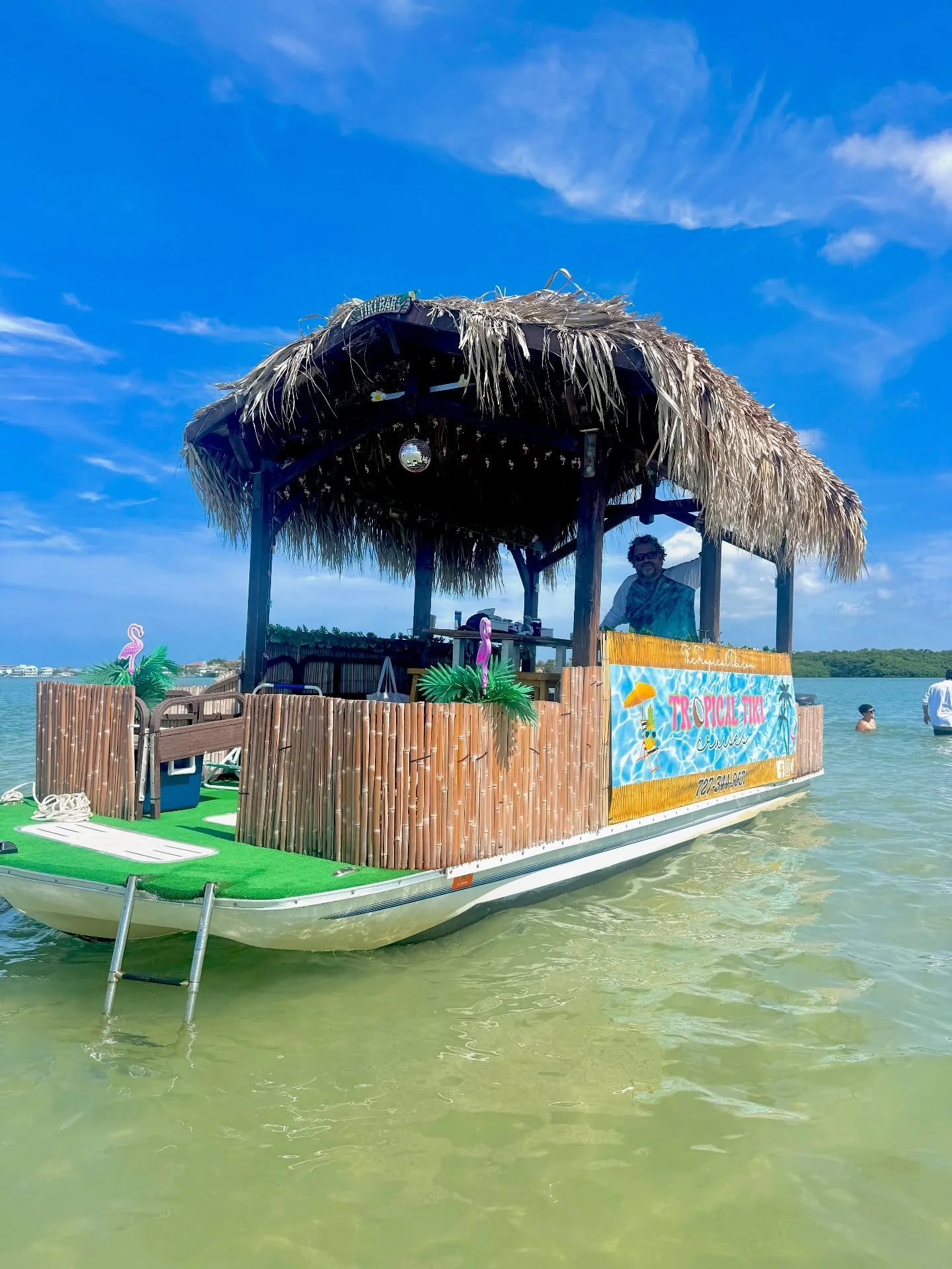All aboard! 📣 Your adventure on the Tropical Tiki awaits! 🐬 

&gt; &gt; Use code: WELCOME10 to get $10 off any cruise this weekend! (thetropicaltiki.com) ✨
