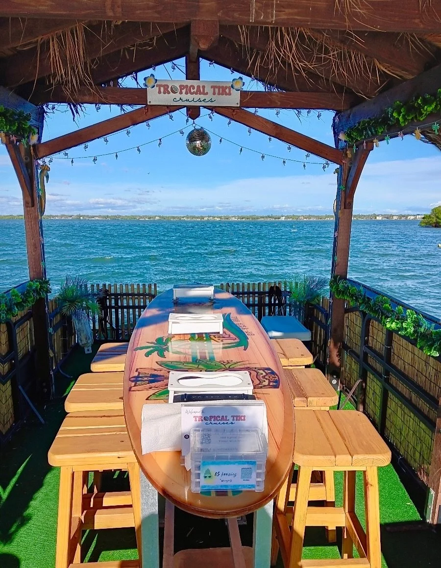 Our little tropical oasis.🦩☀️🌴 All that&rsquo;s missing&hellip; is you! What are you waiting for?! Let&rsquo;s book it! &gt; &gt; thetropicaltiki.com 🧉