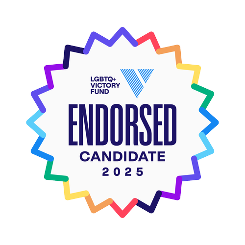 LGBTQ+ Victory Fund endorsed candidate 2025