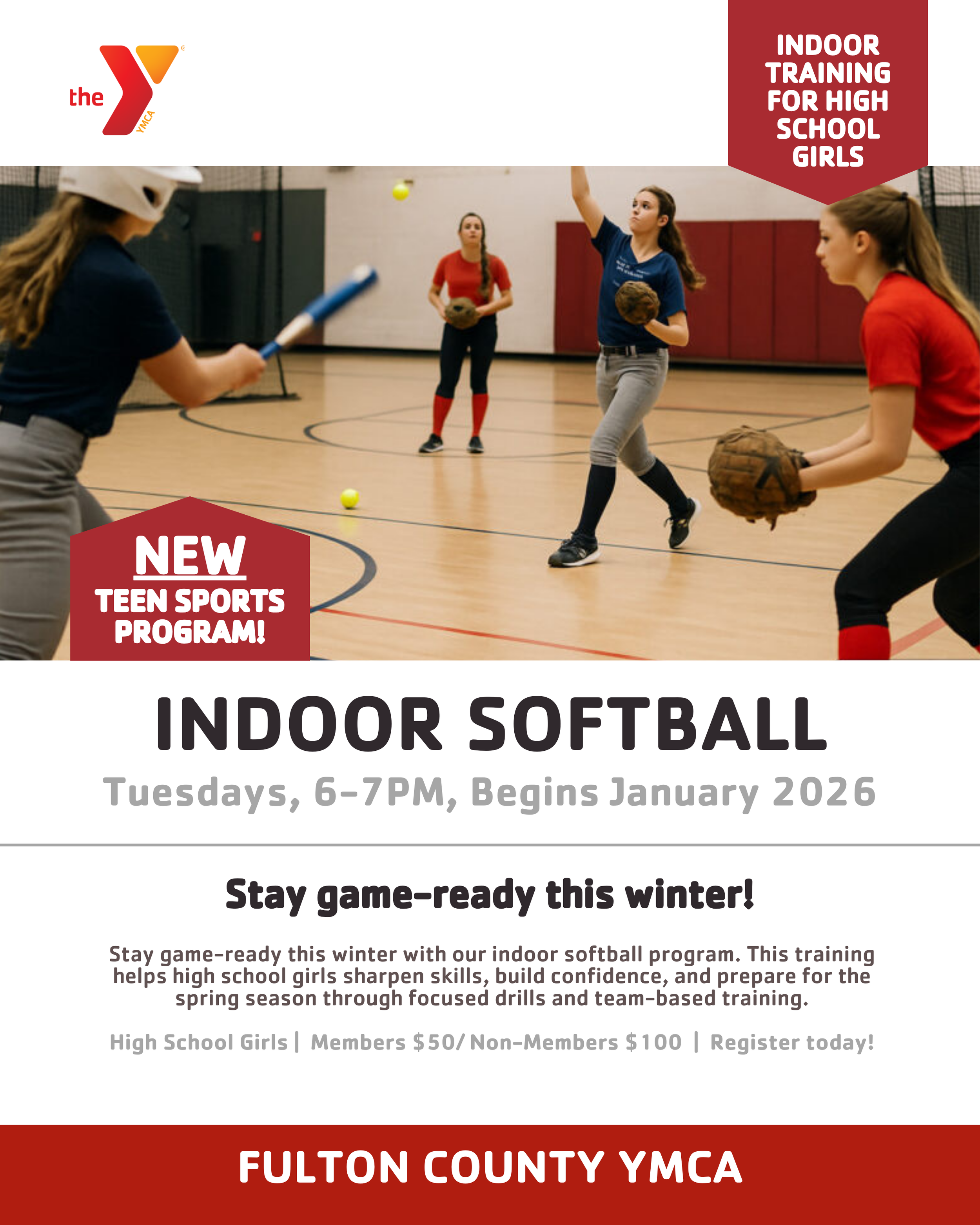New Indoor Softball Program