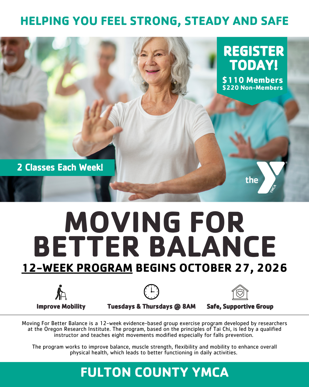 Moving For Better Balance Program
