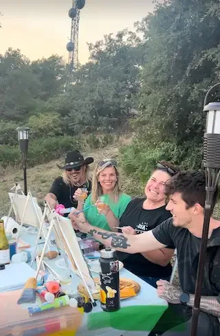 "Art Adventures mobile paint party"