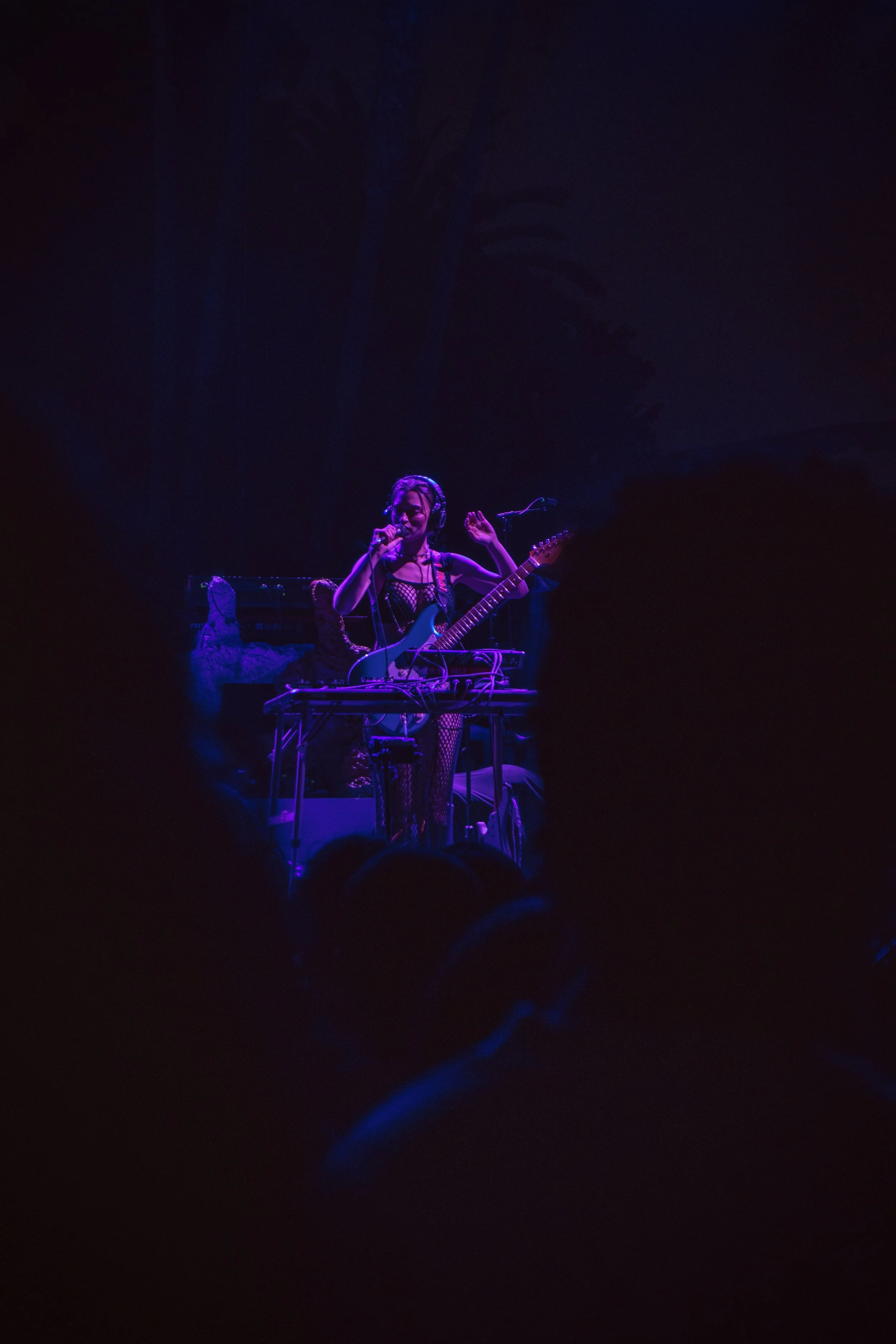 OXIS opening for Magdalena Bay at Hollywood Forever.