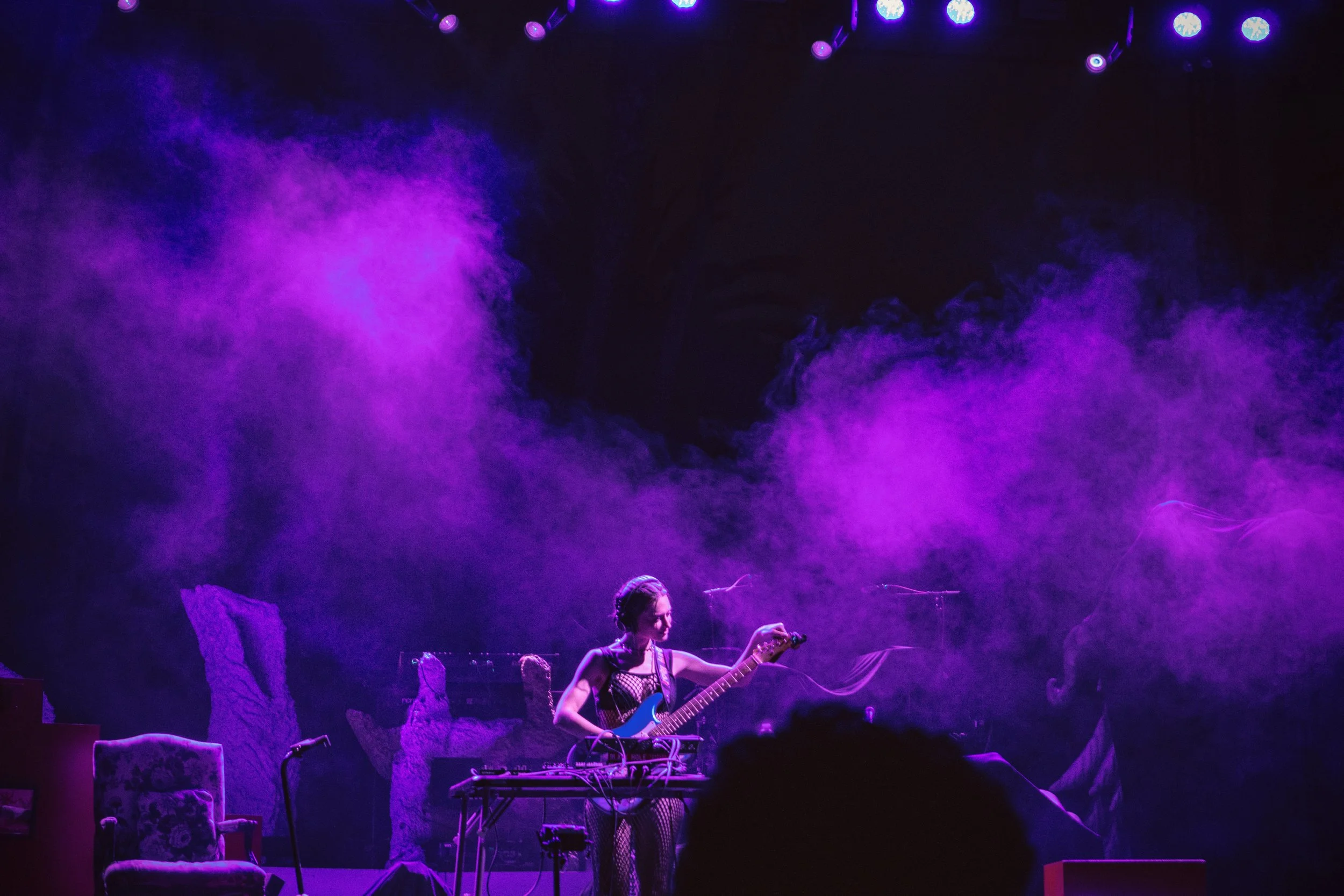 OXIS opening for Magdalena Bay at Hollywood Forever.