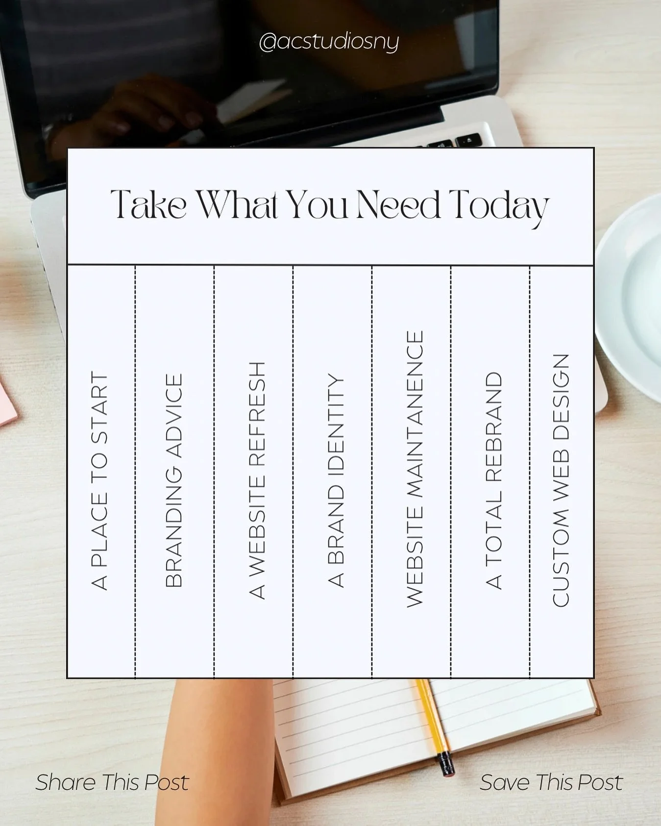 It's HOT 🥵

Take what you need.

#takewhatyouneed #webdesign #branddesign #acstudios #acstudiosny #branding #squarespacewebdesign