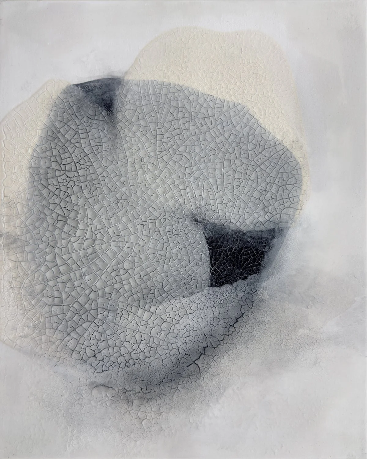 Contemplation XIII-4, 2026, mixed  media on canvas, 20 x 16 in