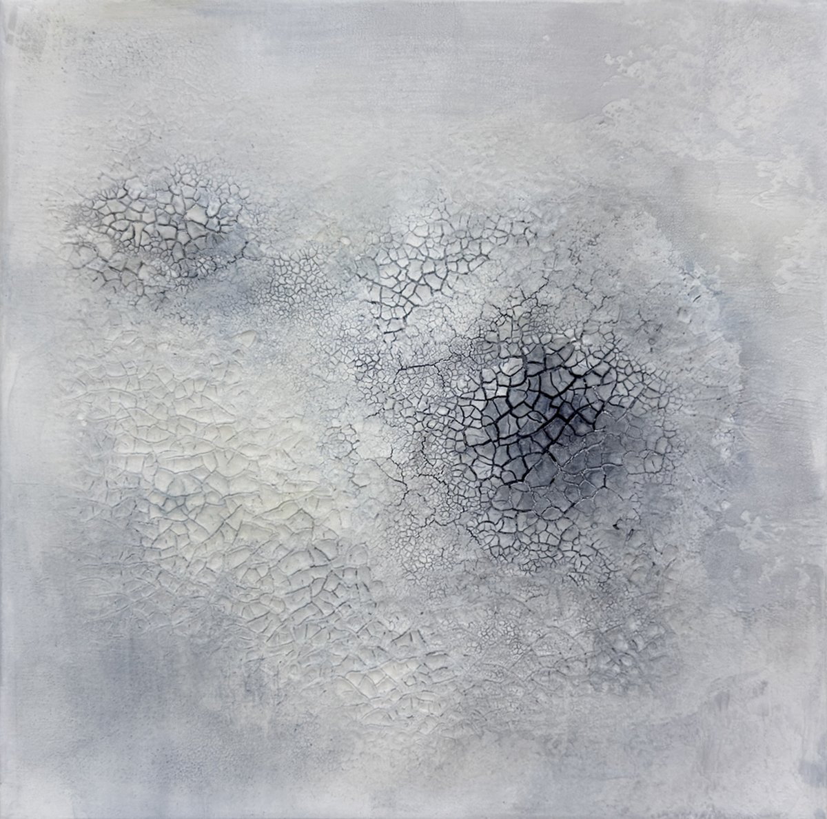 Contemplation XV-6, 2026, mixed media on canvas, 12 x 12 in