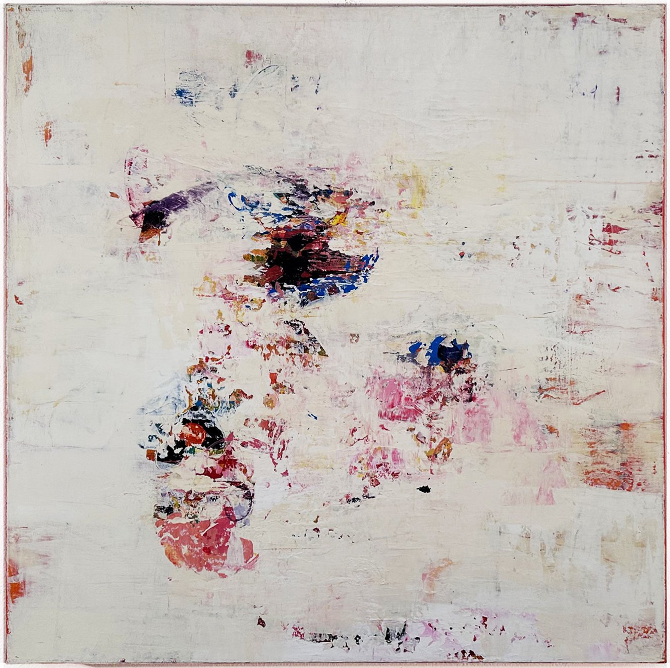 Inscape IX-6, 2012, mixed media on canvas, 36 x 36 inches
