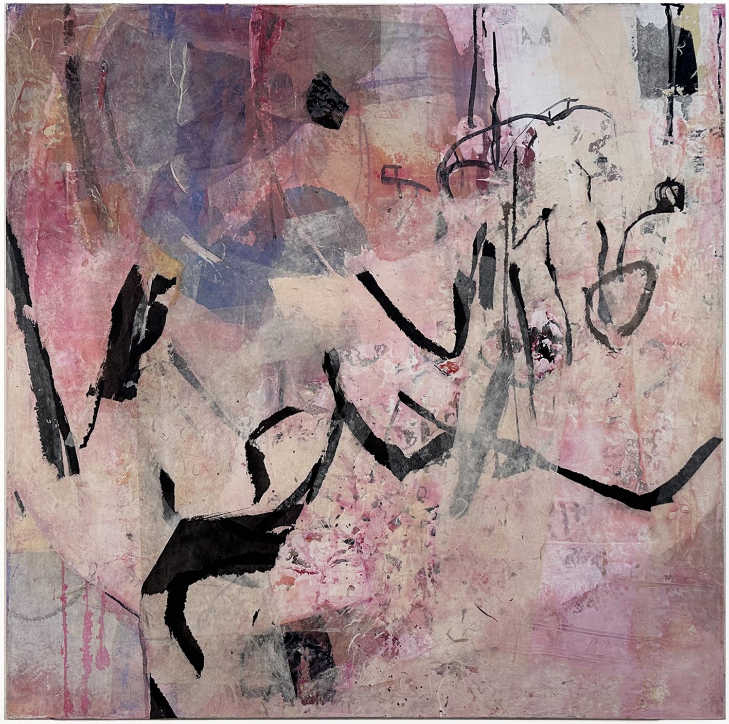 Inscape IX-x, 2007, mixed media on canvas, 36 x 36 inches