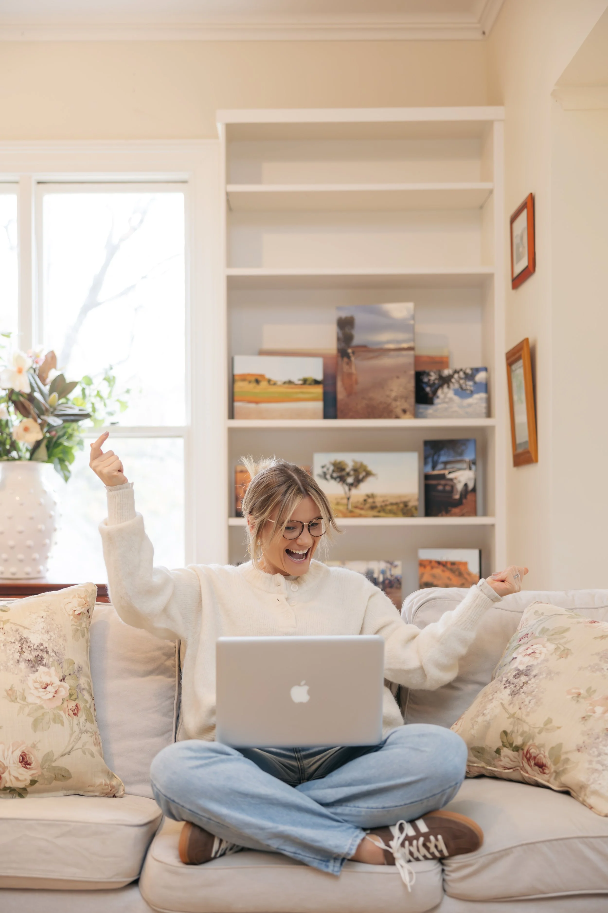 Millie Hardie, AHPRA-registered psychologist, available for Medicare-rebated telehealth sessions across rural Australia