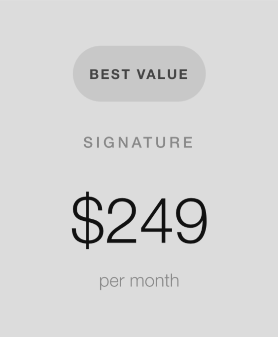 Signature Plan Product