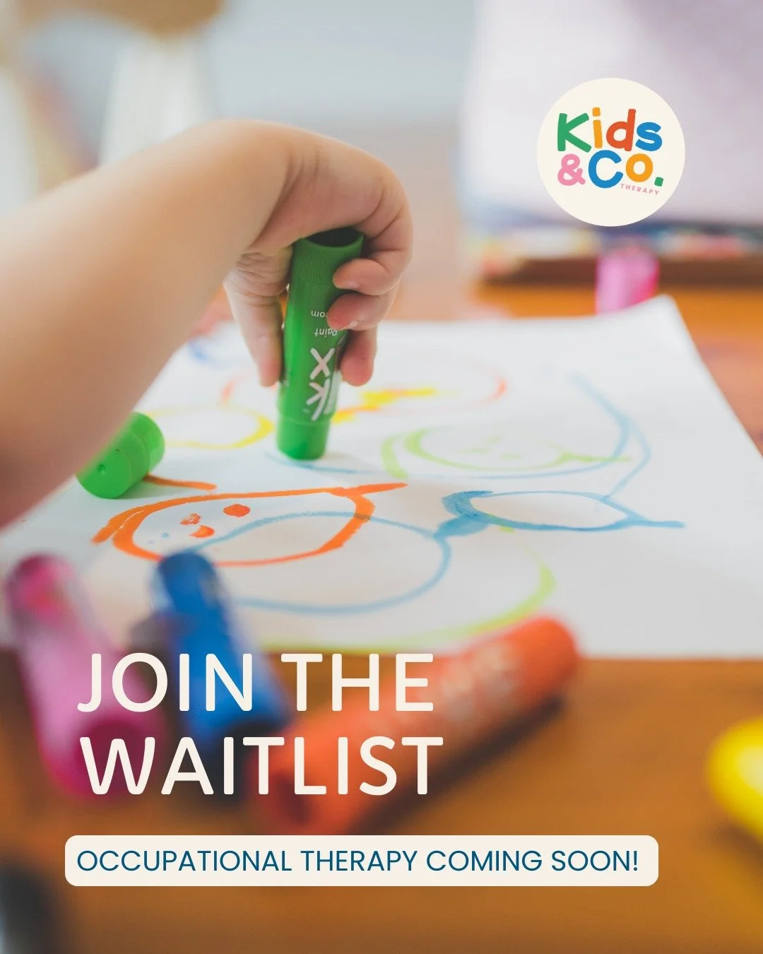 We&rsquo;re so excited to soon offer Occupational Therapy as part of our early intervention services at Kids &amp; Co. Therapy.

Our hope is simple &ndash; to support more local families. Real support. Real therapists. Working together for your child