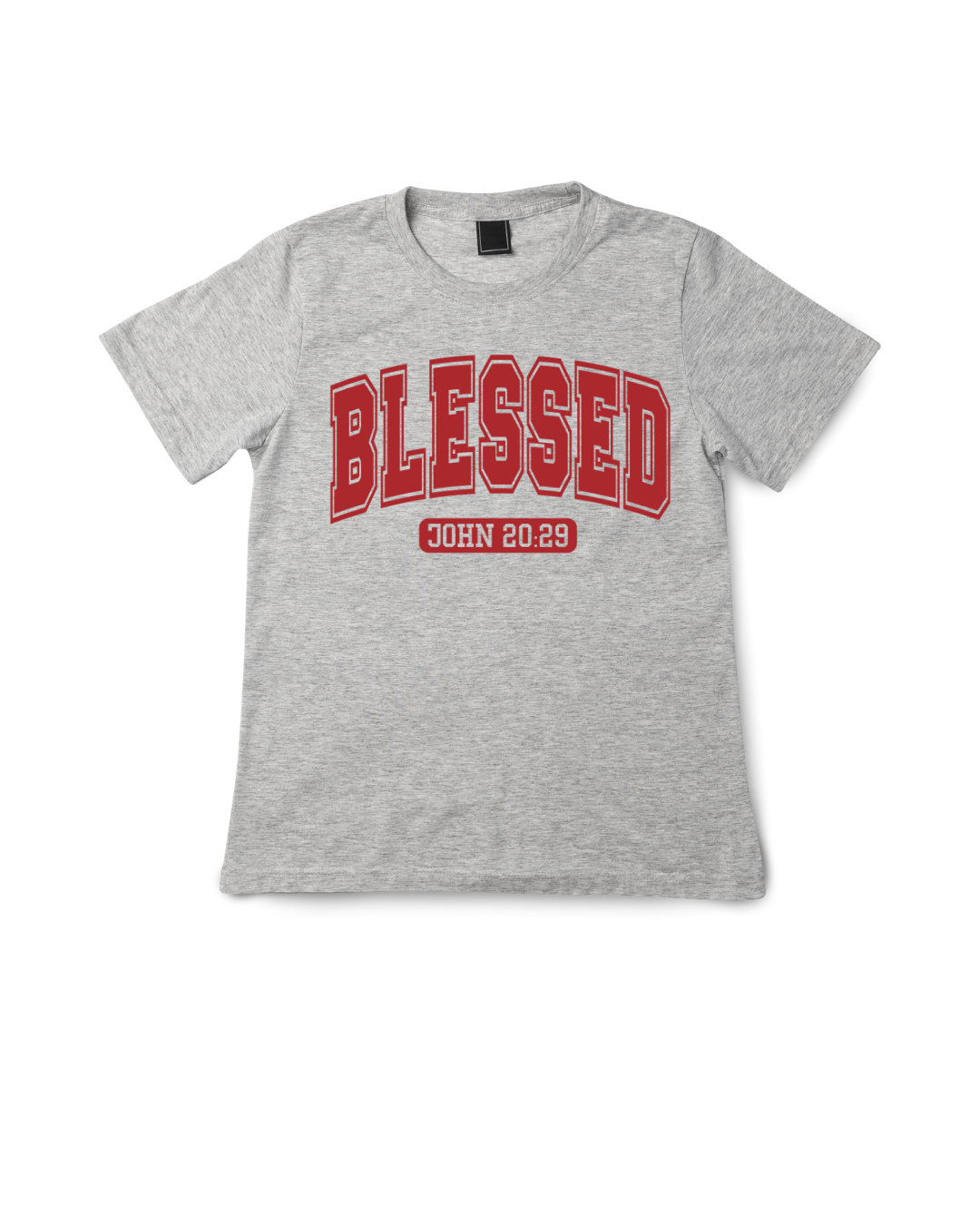 BLESSED GRAY SHIRT RED WRITING.png