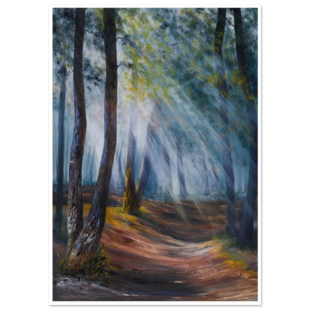 'Walk with Me' Open Edition Museum-Quality Matte Paper Print - UNFRAMED