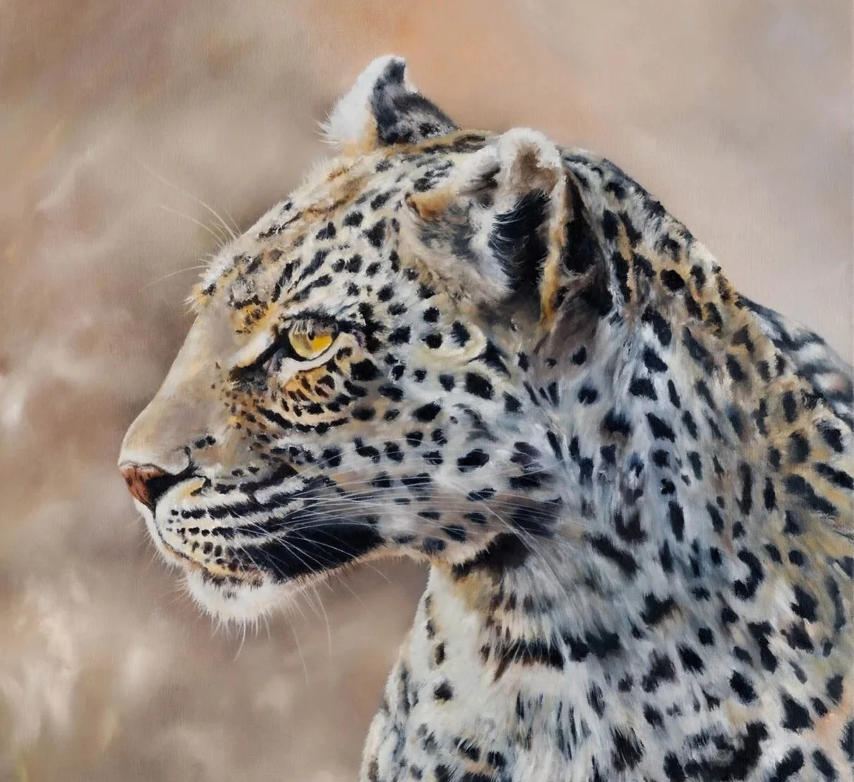 'Calm Before the Hunt' Original Oil Painting