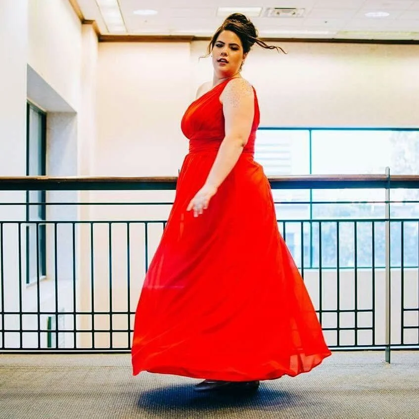 Katniss Everdeen “Girl on Fire” Look – 2017 BookTube Era Dress (Size 18)