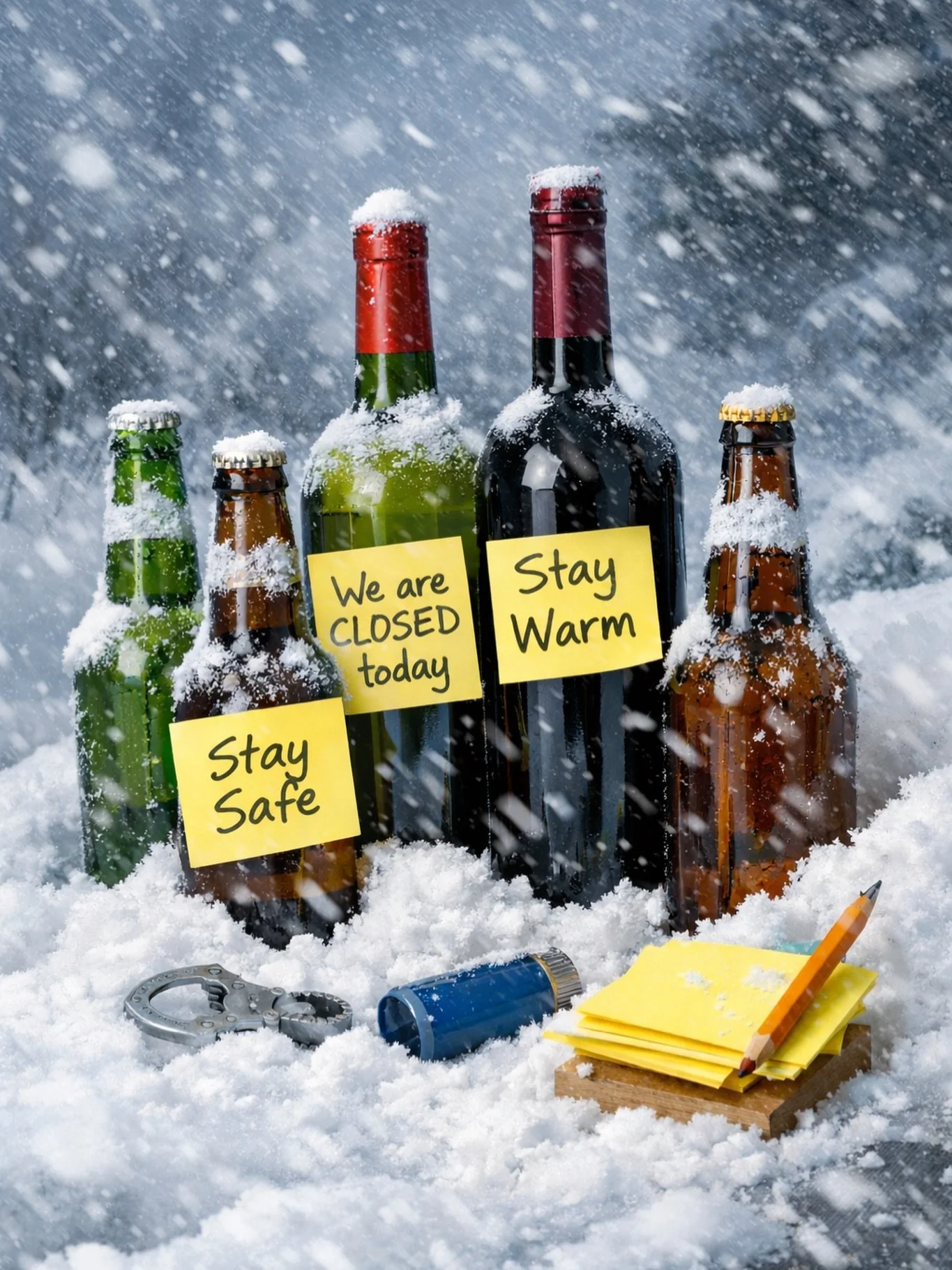 We&rsquo;re closed today for everyone&rsquo;s safety ❄️
Stay warm, stay safe, and have a cozy snowy Sunday 🤍