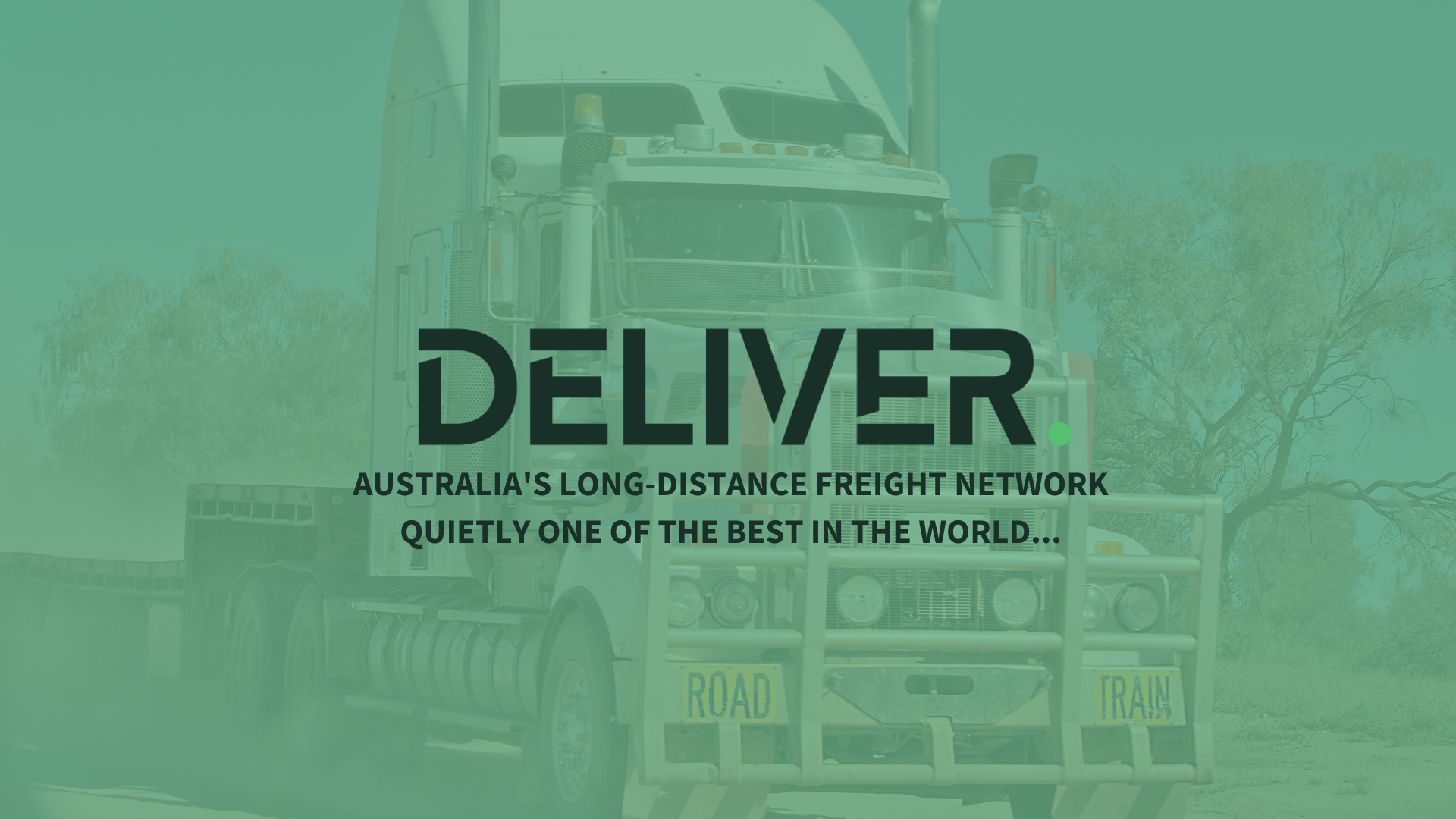 Australia’s Long-Distance Freight Network: Quietly One of the Best in the World….&nbsp;