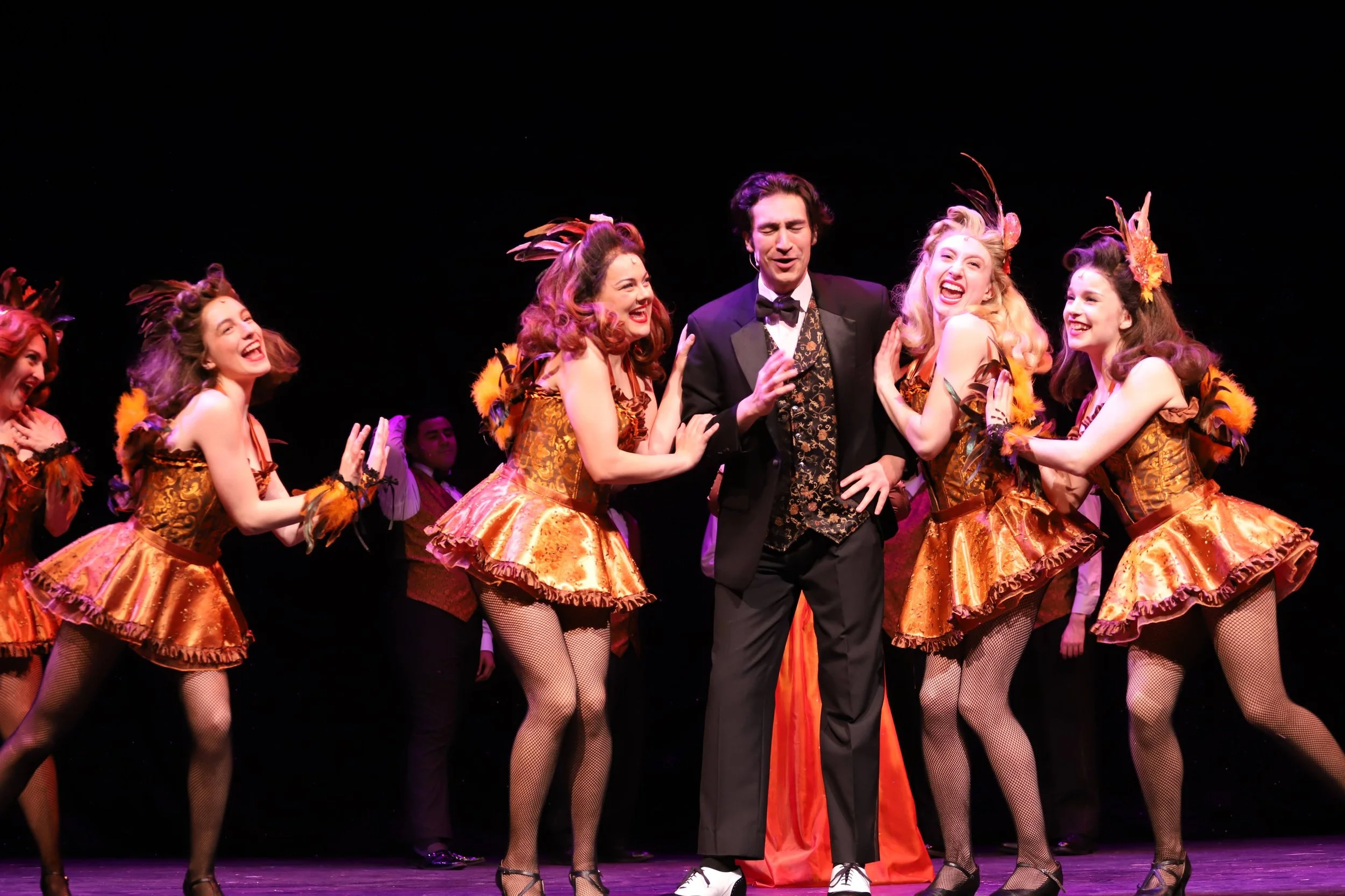 G Alvarado as Ted Hanover in Holiday inn