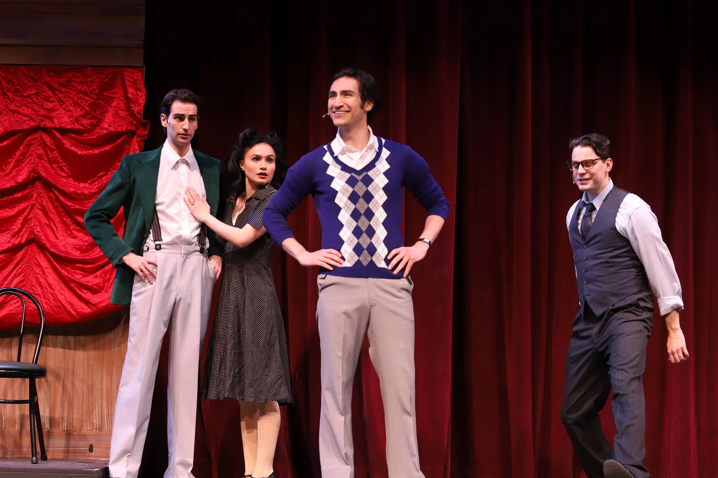 G Alvarado as Ted Hanover in Holiday inn