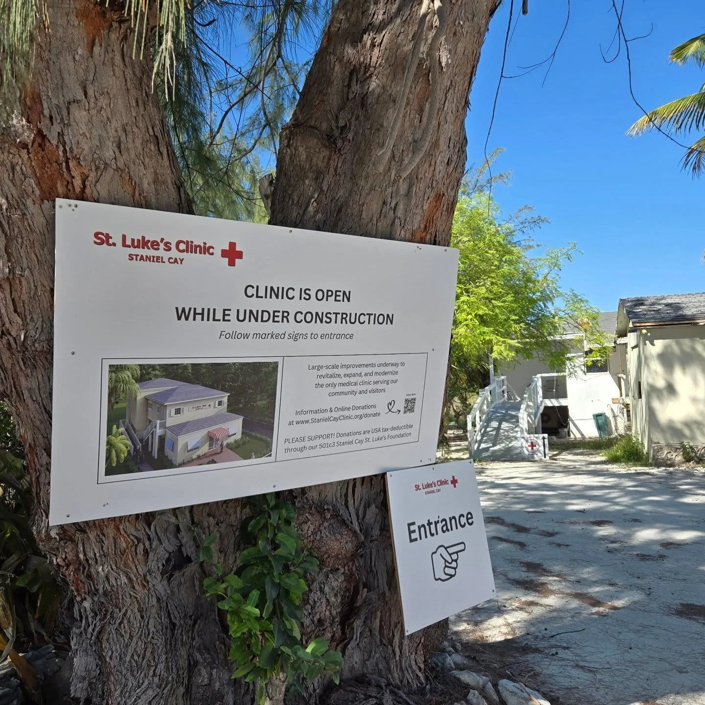 A question we hear often:

What if someone needs medical care on Staniel Cay?

We are wonderfully remote &mdash; which is part of the charm, and also part of the challenge. Our medical clinic is a critical resource for this community and everyone who