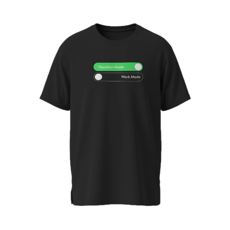 Vacation Mode T-Shirt - Humorous Cotton Tee