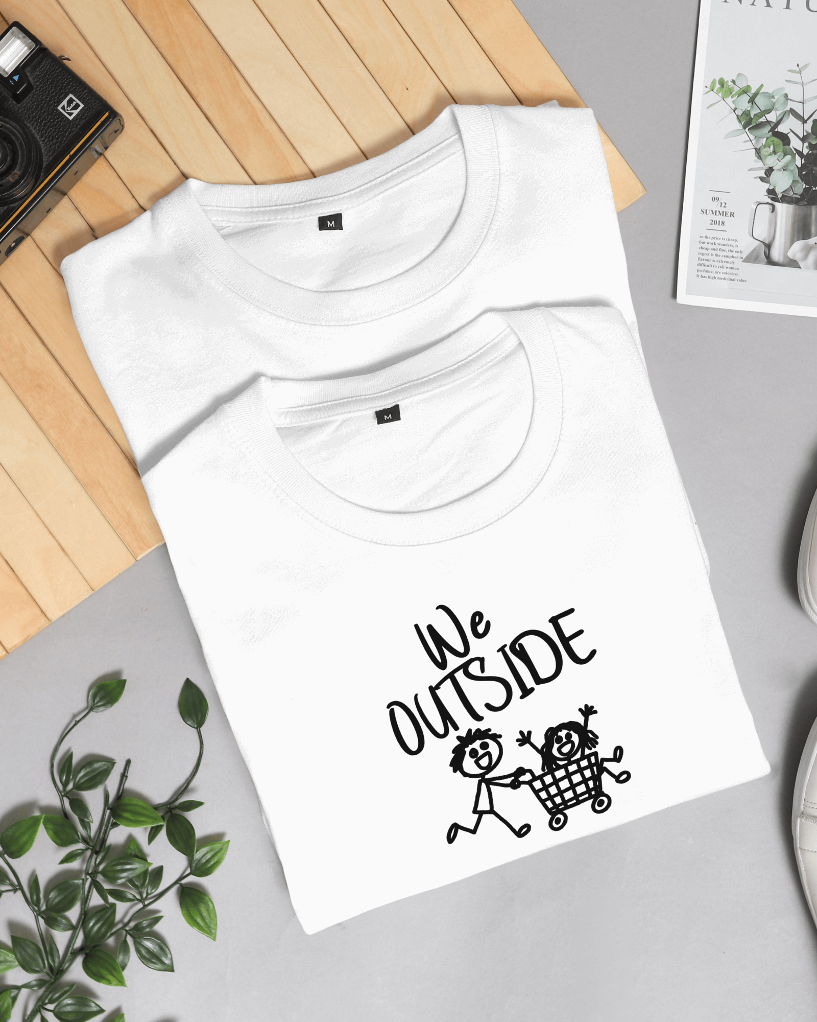 'We Outside' Graphic T-Shirt