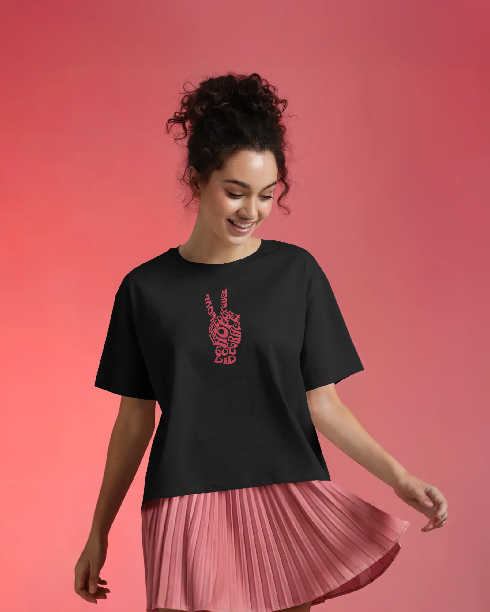 Typography Graphic Tee
