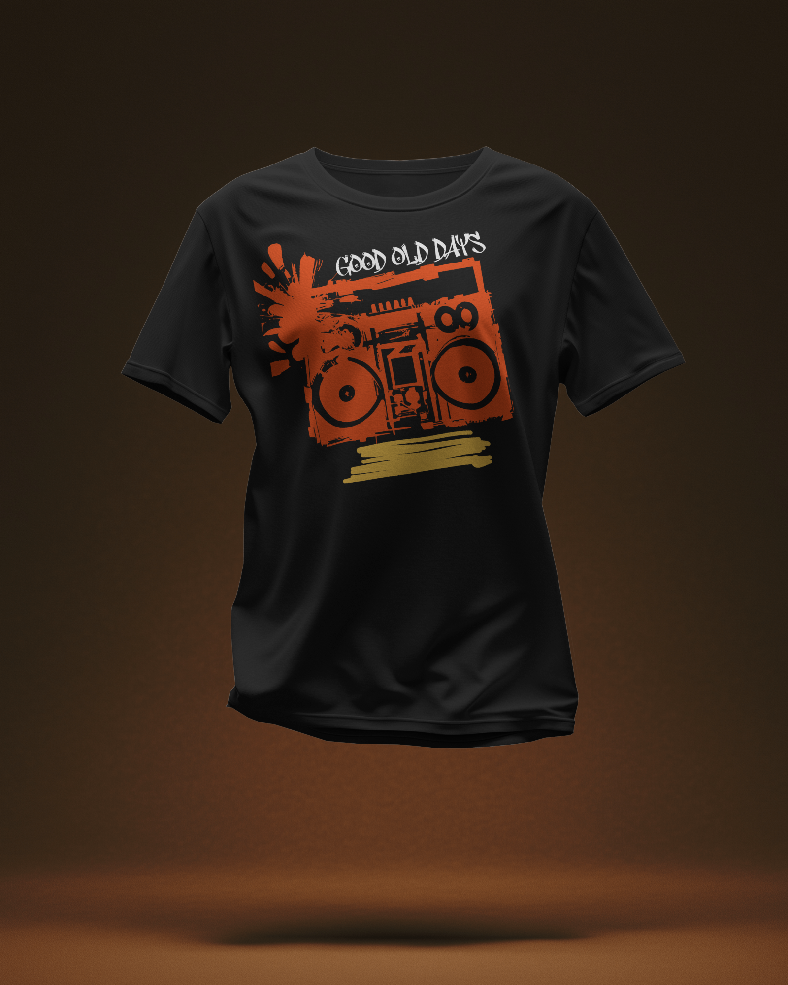 Retro Boombox T-Shirt - 'Good Old Days'