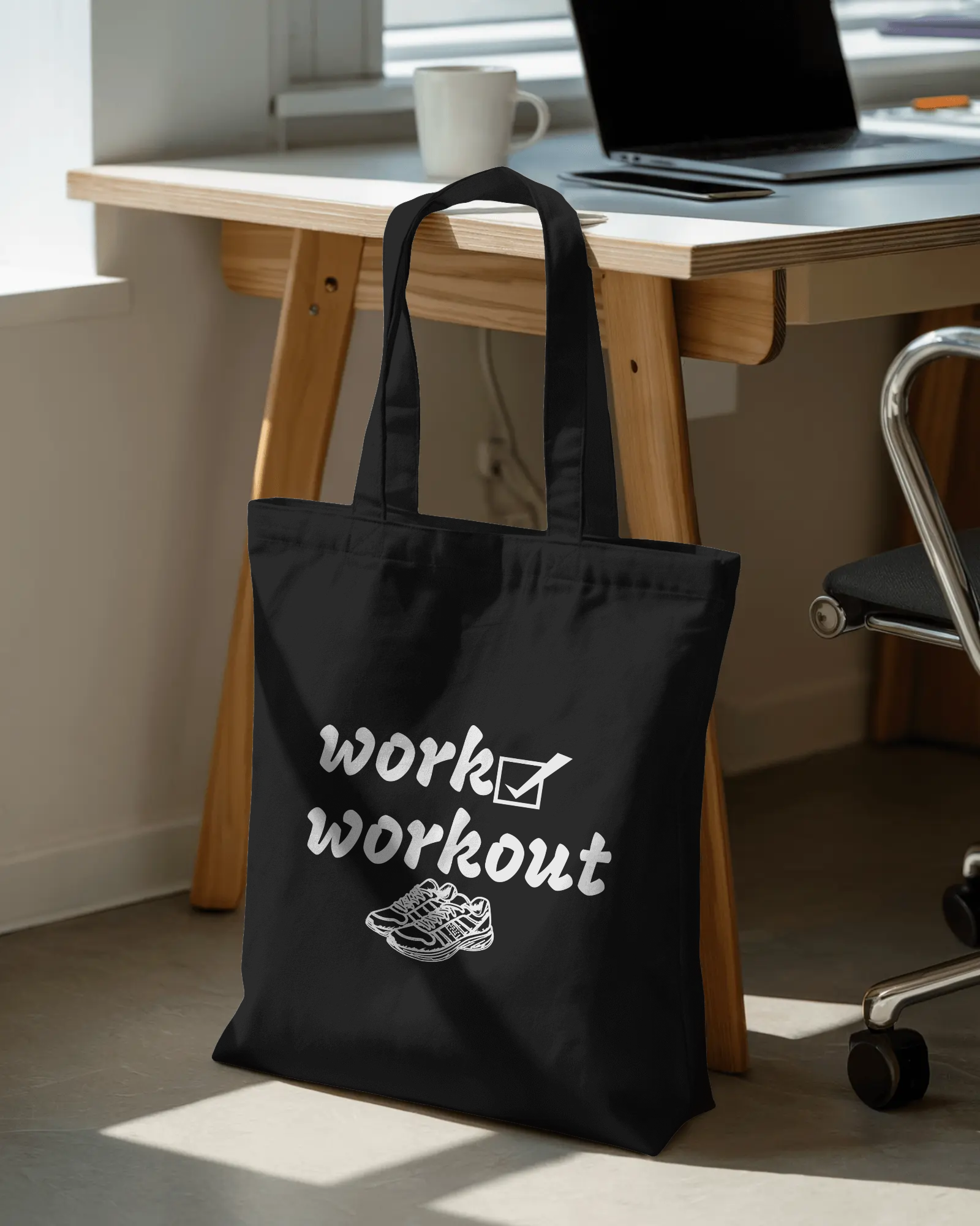 'Work Workout' Tote Bag
