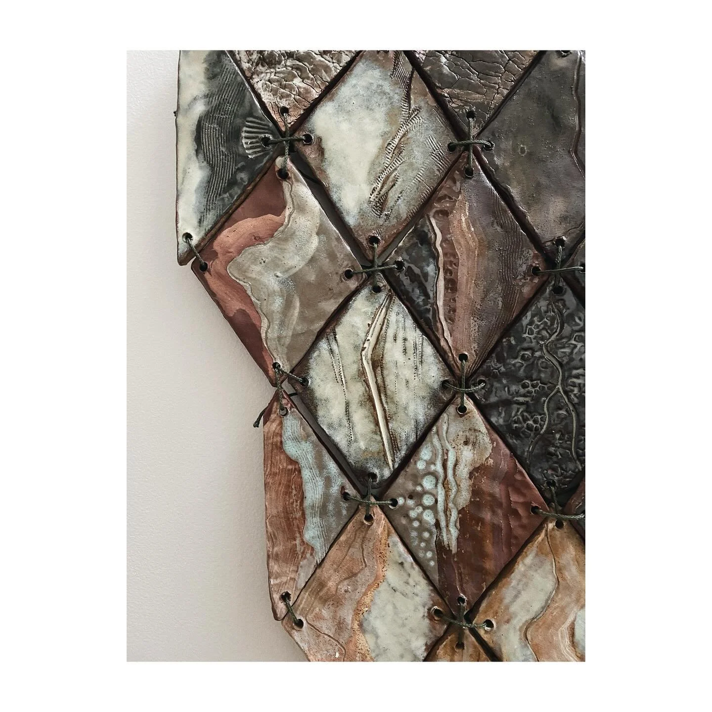 Yummy yummy details from my dark and moody ceramic wall hanging. Some marks made by pressing in sticks and banksia 

#jaeraeburn #jaimeraeburn #Bouddi #CentralCoastNSW #SydneyArtist #Ceramics #AustralianCeramics #HandmadeInAustralia #BouddiCoastalWal
