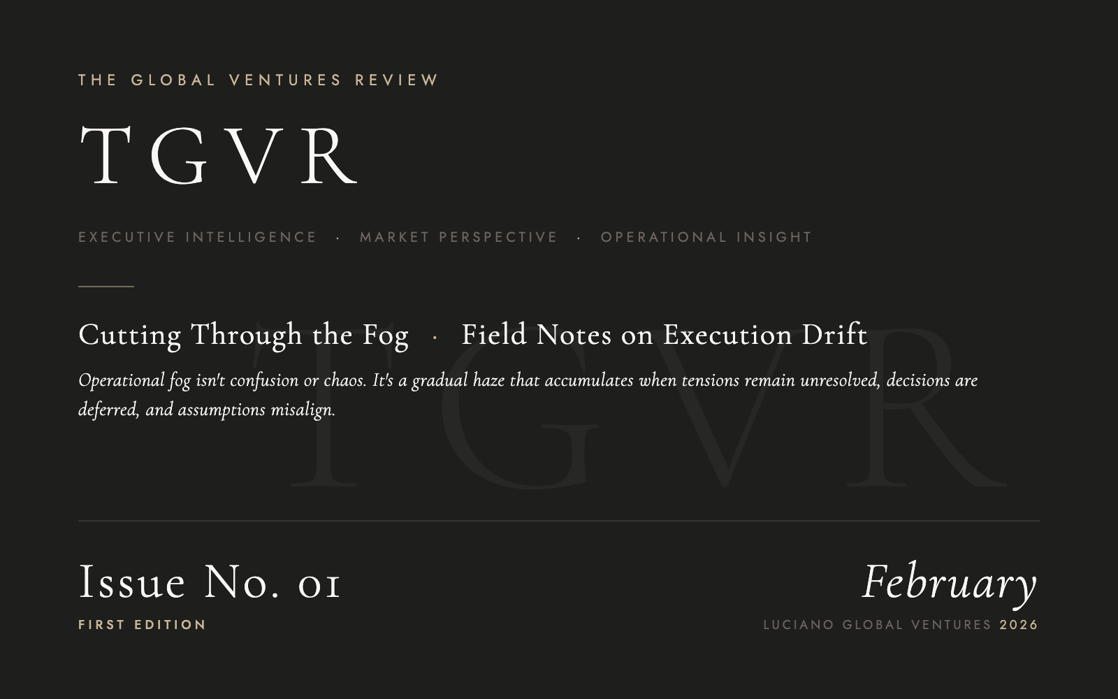 Issue No. 01 | February 2026