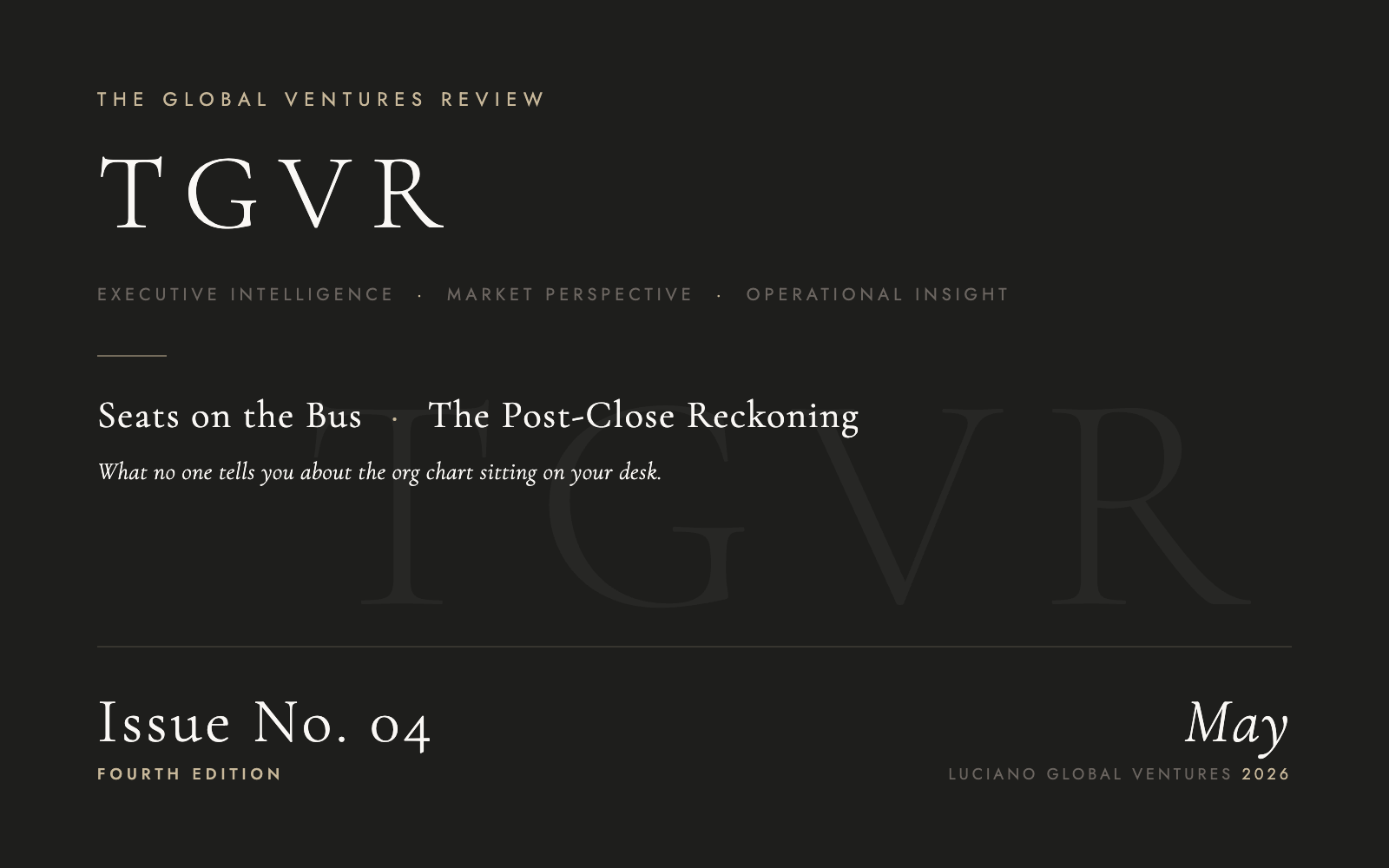 Issue No. 04 | May 2026