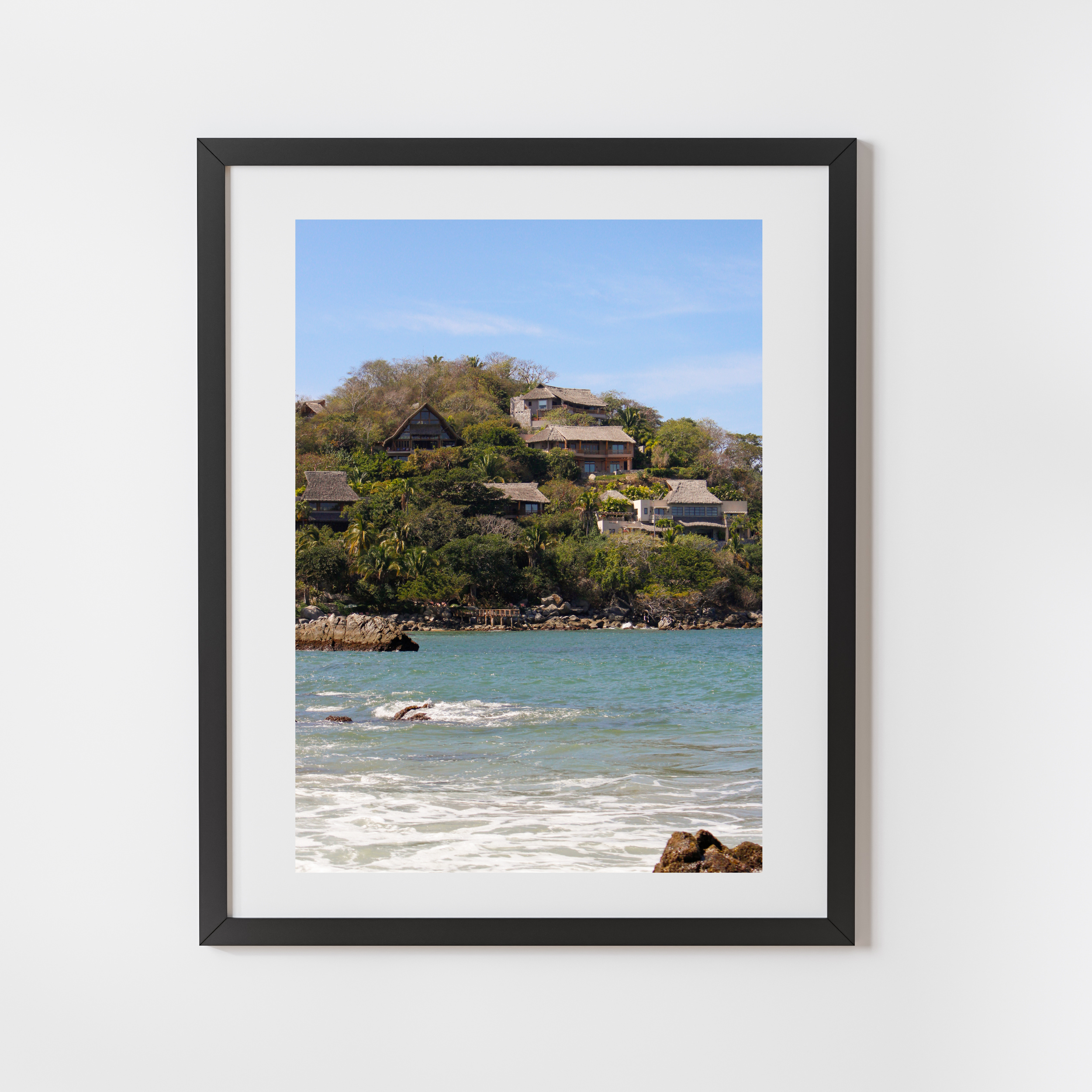 Sayulita Casitas Portrait Print