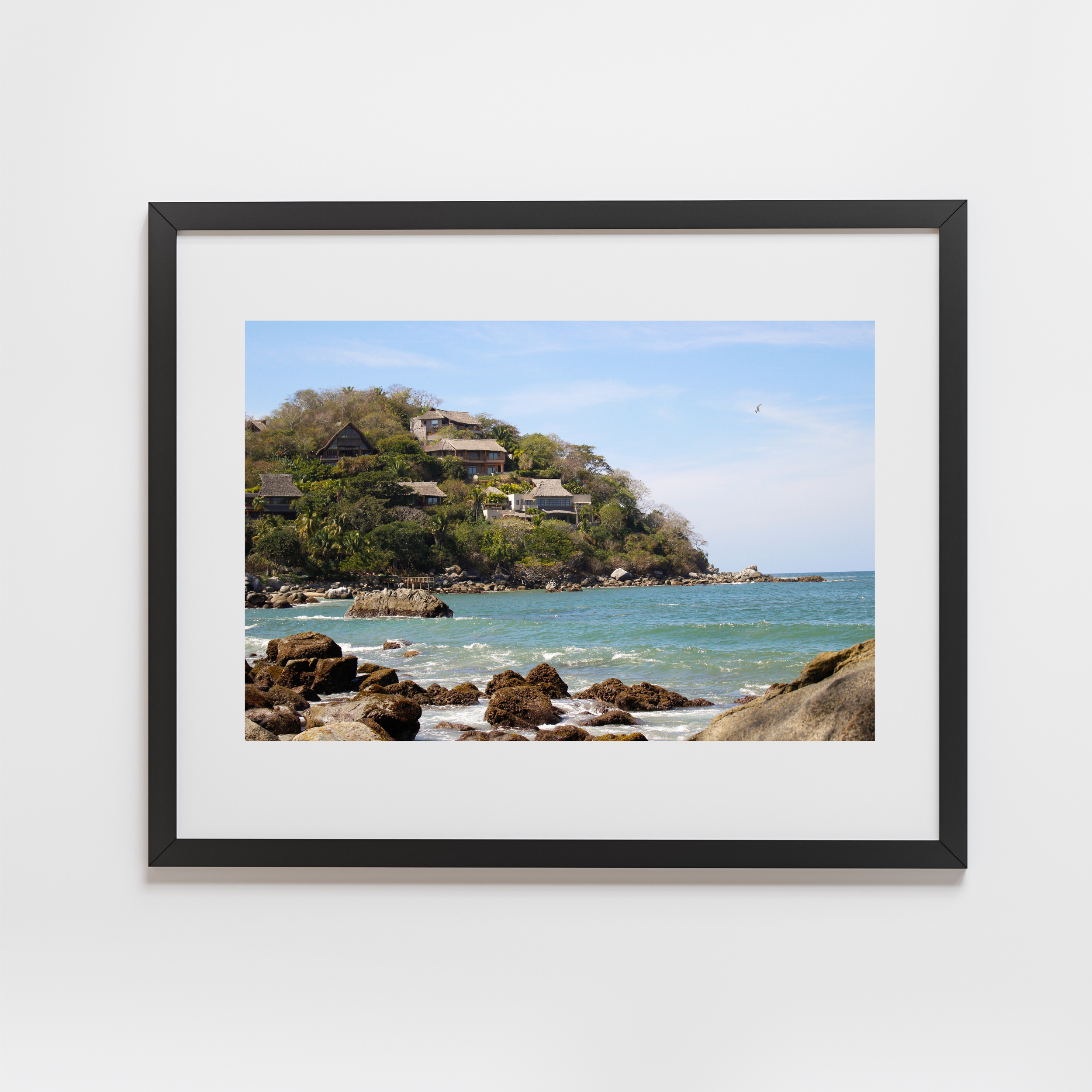 Sayulita Casitas Landscape Print