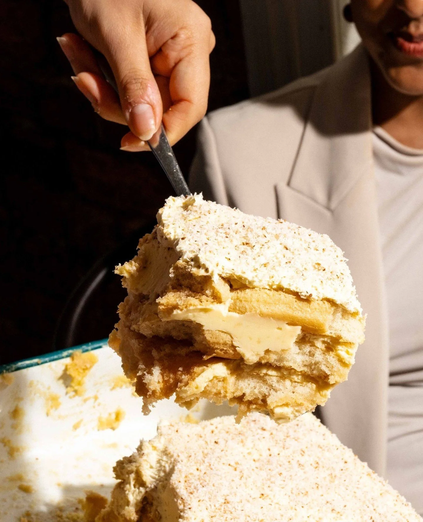 Introducing one of our latest dolce: Limoncello Tiramisu. We've reimagined the Italian classic with limoncello and Earl Grey-soaked savoiardi, layered with mascarpone and lemon curd.⁠
⁠
#RonniesMelbourne #LimoncelloTiramisu #MelbourneDessert #Italian
