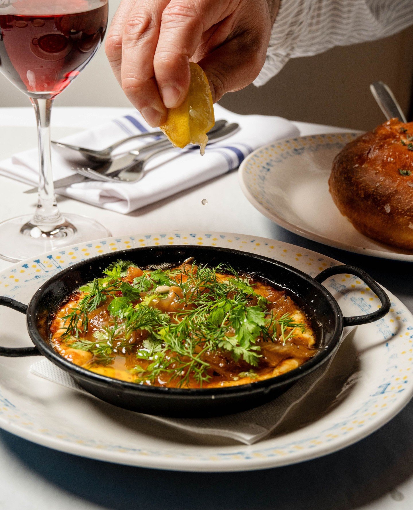Smoked caciocavallo, warm and giving at the centre, sweet fennel jam against chilli and thyme. Smoke, sweetness, subtle heat &mdash; in that order.⁠
⁠
#RonniesMelbourne #Caciocavallo #ItalianCheese #MelbourneRestaurants #ItalianStarters