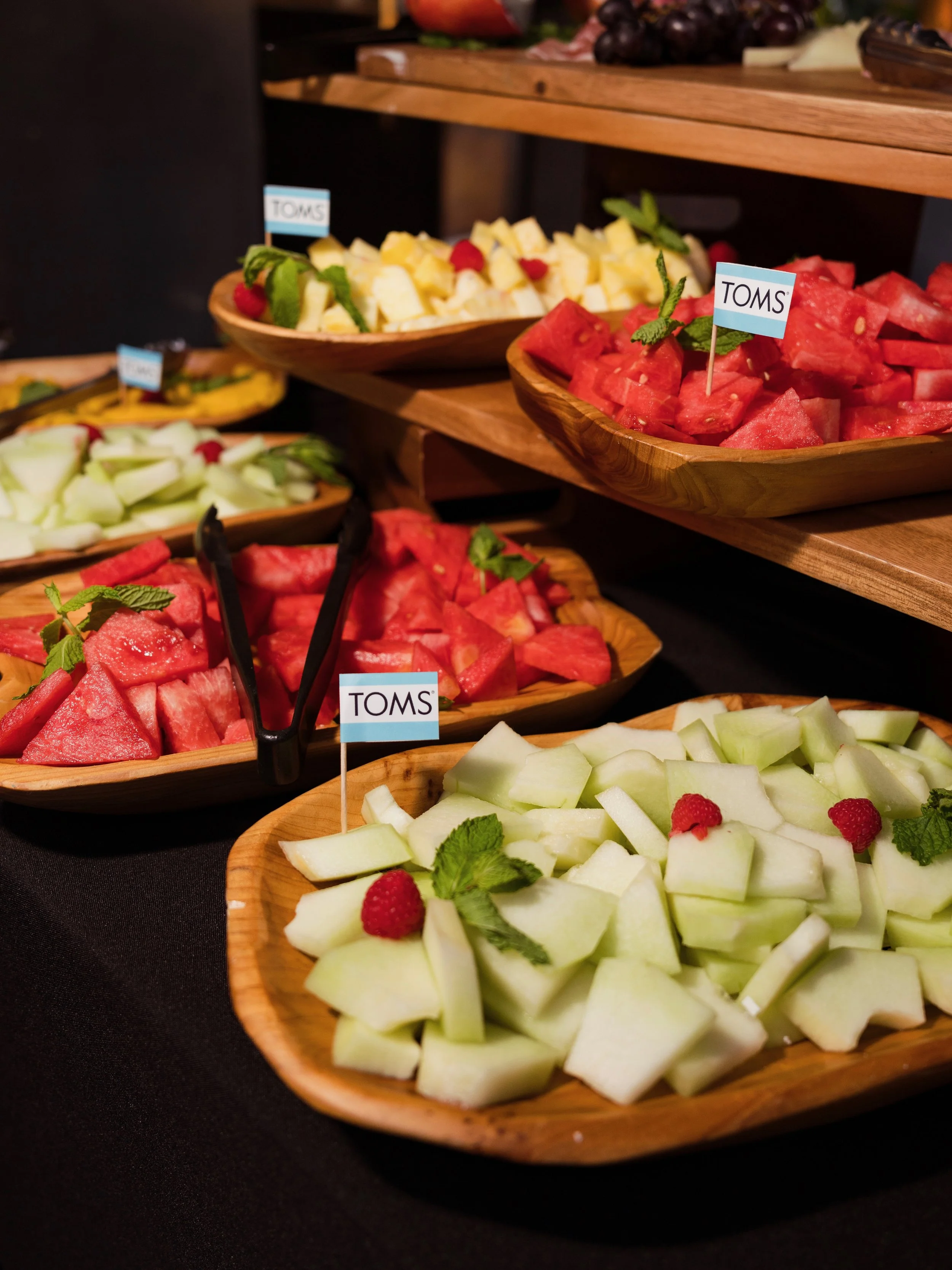 Impress guests with fresh seasonal fruit, custom branded displays, and elevated catering at Paloma Venice for corporate events, holiday parties, and special occasions.