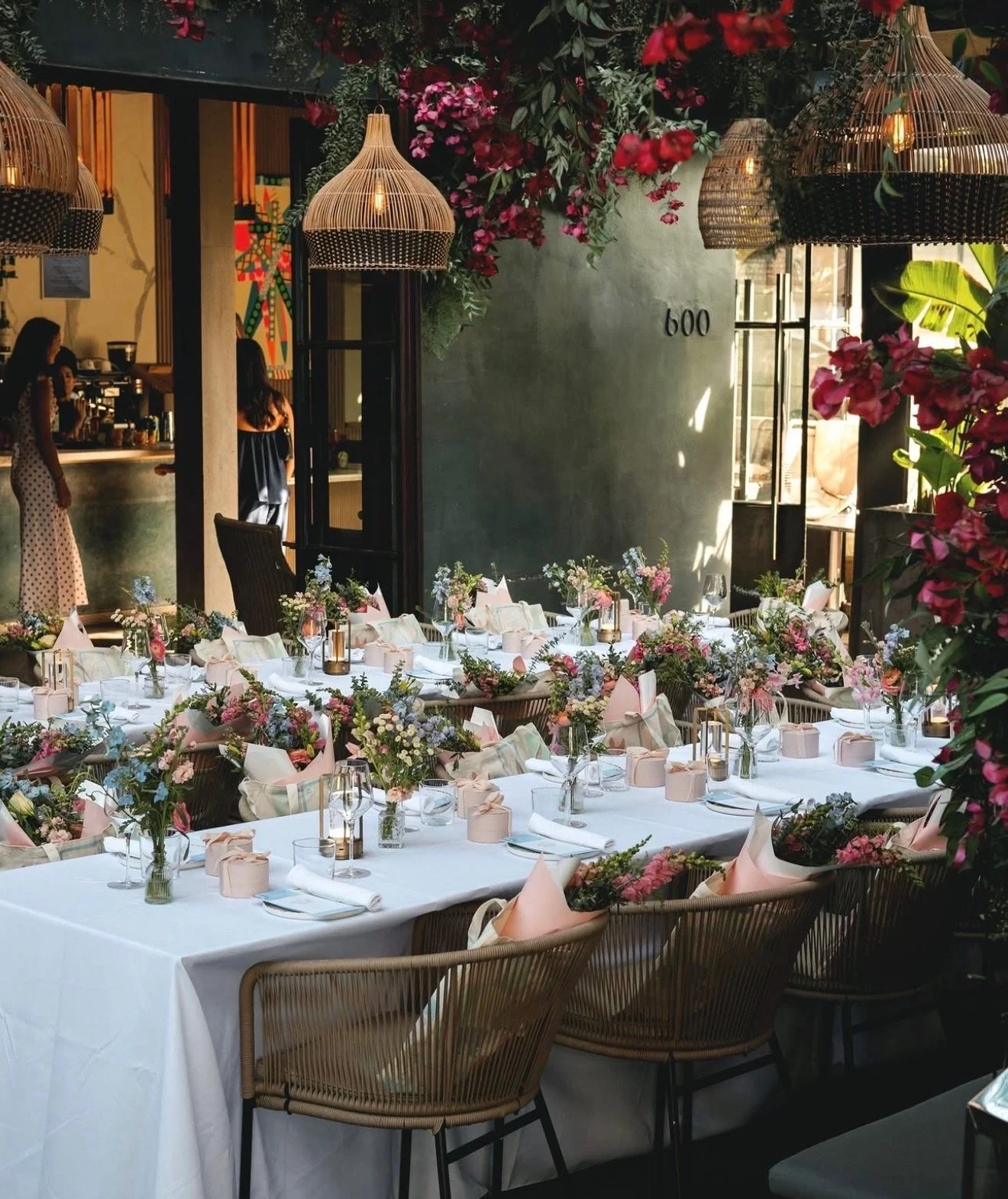 Celebrate weddings, bridal showers, holiday parties, and private events at Paloma Venice with elegant floral tablescapes, exceptional dining, and unforgettable hospitality.