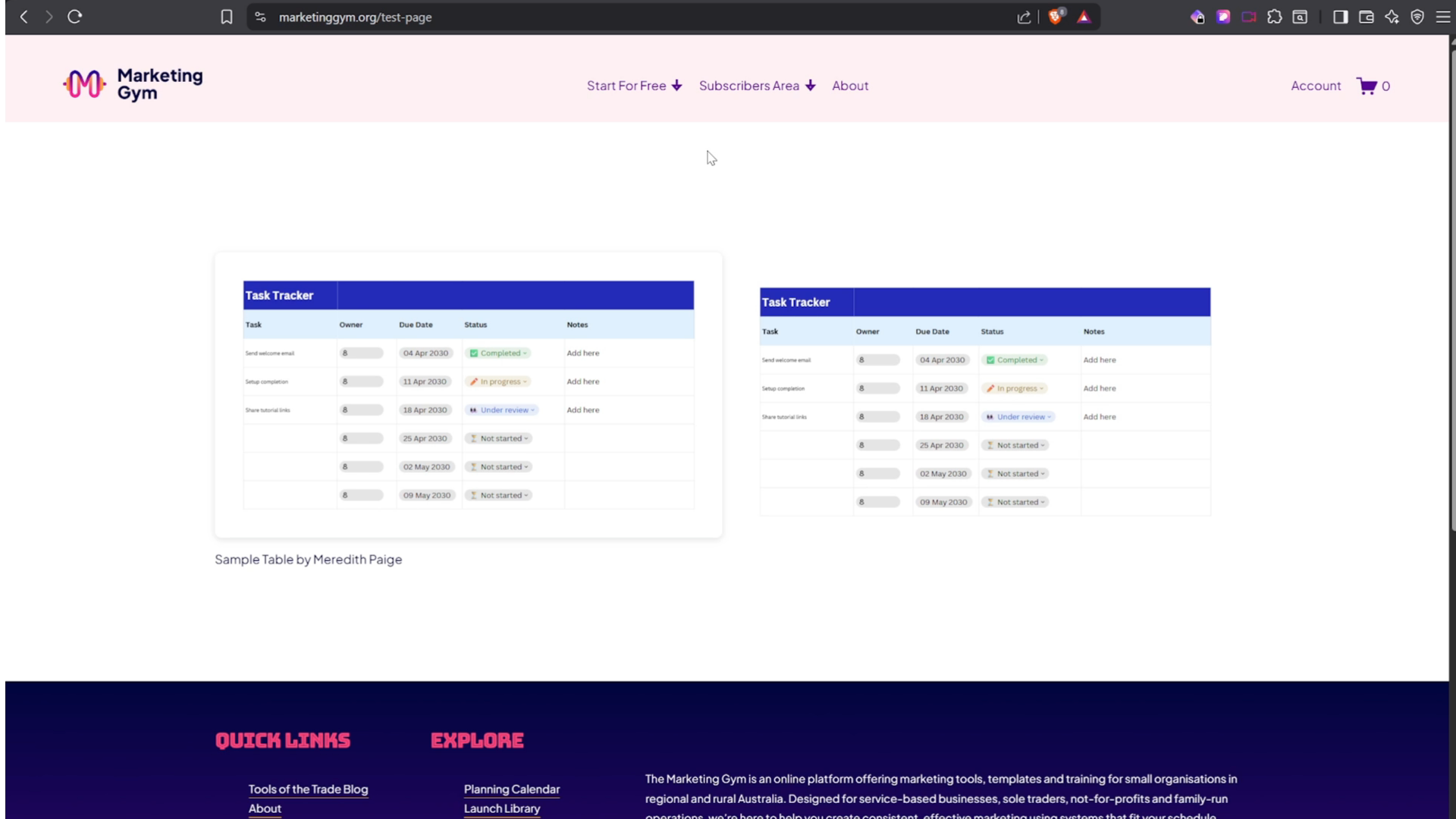 Adding tables &amp; graphs to Squarespace using Canva