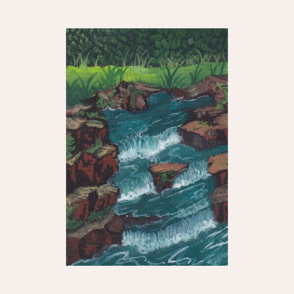 Go With The Flow 5x7 Fine Art Print