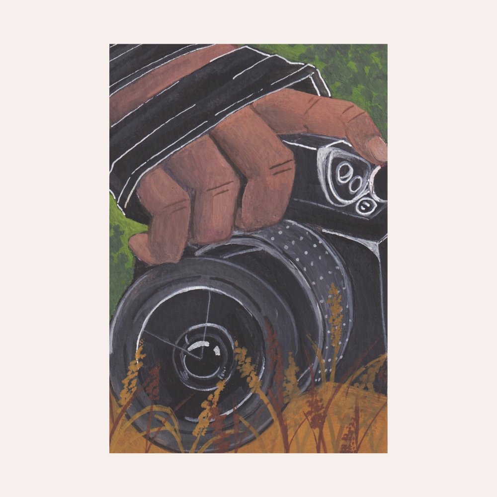 July Art Challenge - Day 30 Camera (5x7) (Digital Download)