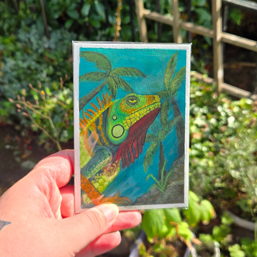 Aboreal – Original 3.5x5 In Gouache Painting