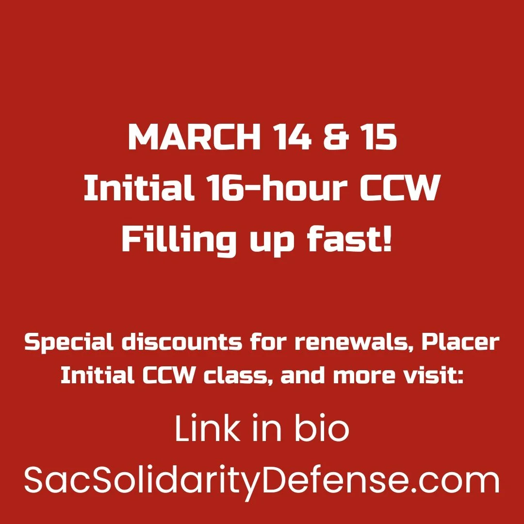 Find out more SacSolidarityDefense.com
Private or group. Pistol or rifle.
From fundamentals to community defense; we&rsquo;ve got you covered.
Message us to book your session.

#roseville #loomis #rocklin #sacramento #CCW #solidaritydefense