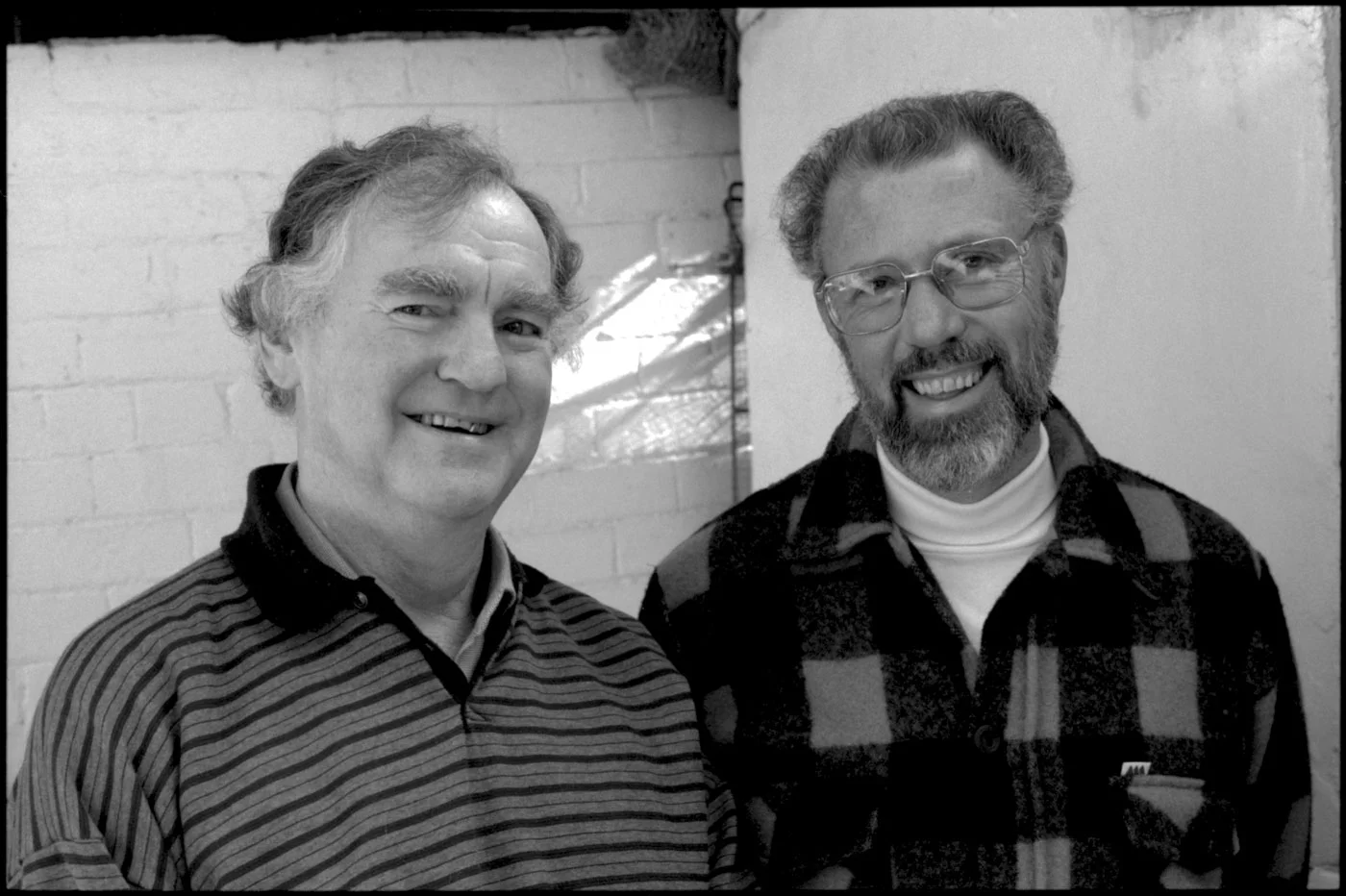 (L-R) Reverend Rex Matthews and Reverend Russell Davies who together turned Paddington Markets into one of the most exciting places in Sydney in the 1970s and 1980s. | 1993 | R62-13