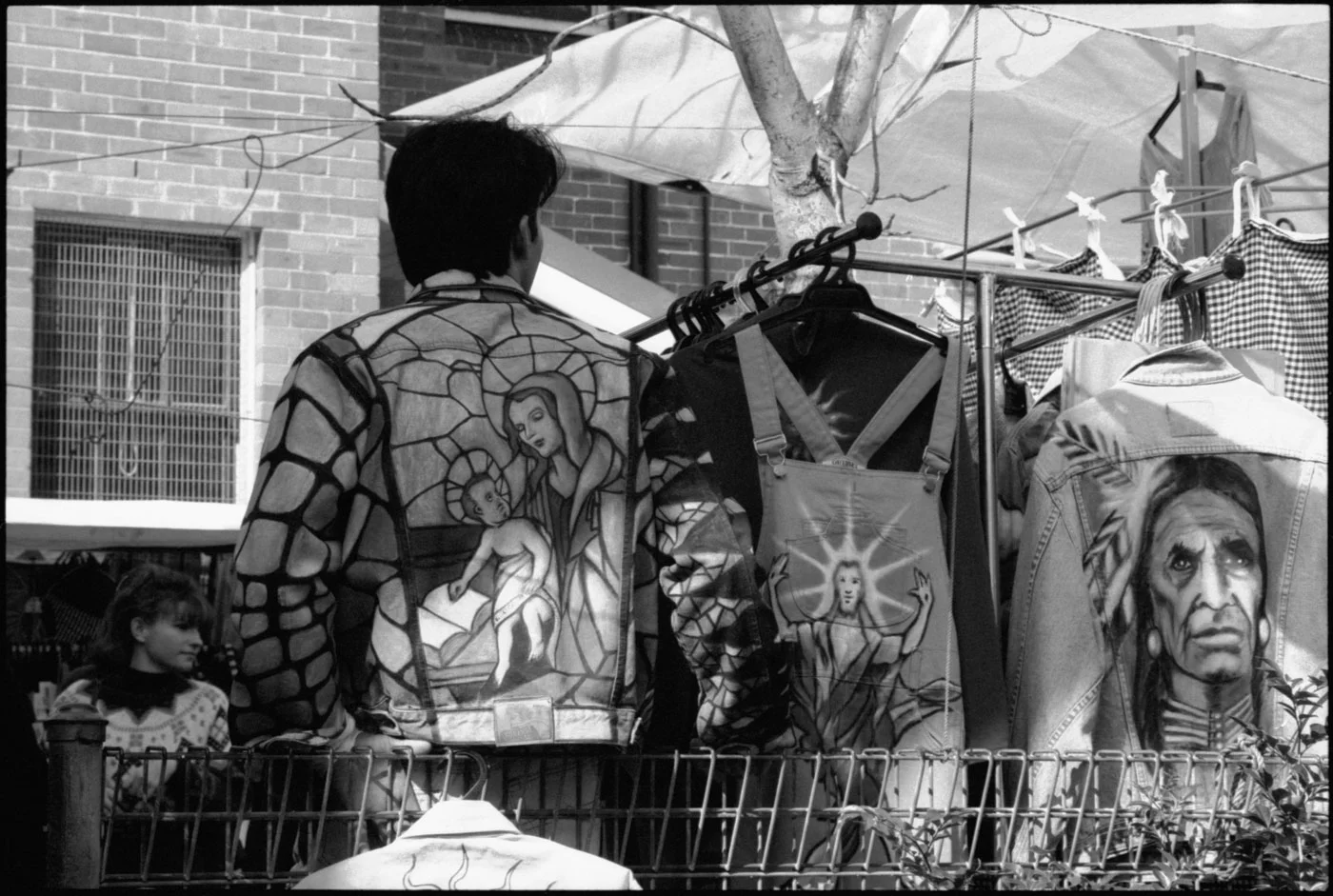 Bazaar backdrop created by unknown casual stallholder | 1992 | R33-30