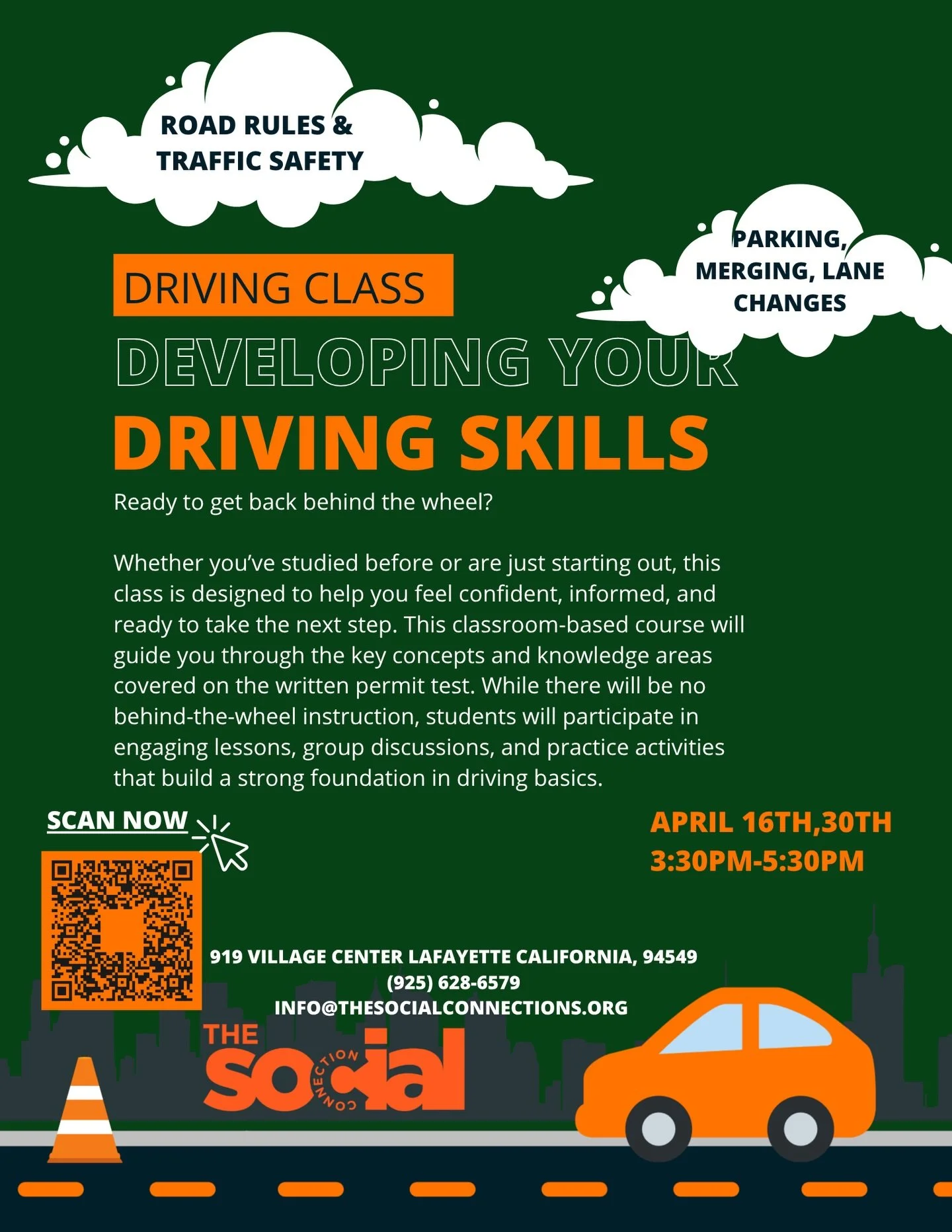 Ready to hit the road with confidence 🚗💨

Our Driving Permit Class helps build the knowledge and skills needed to feel prepared for the written test. Learn road rules, practice questions, and gain confidence in a supportive, encouraging environment