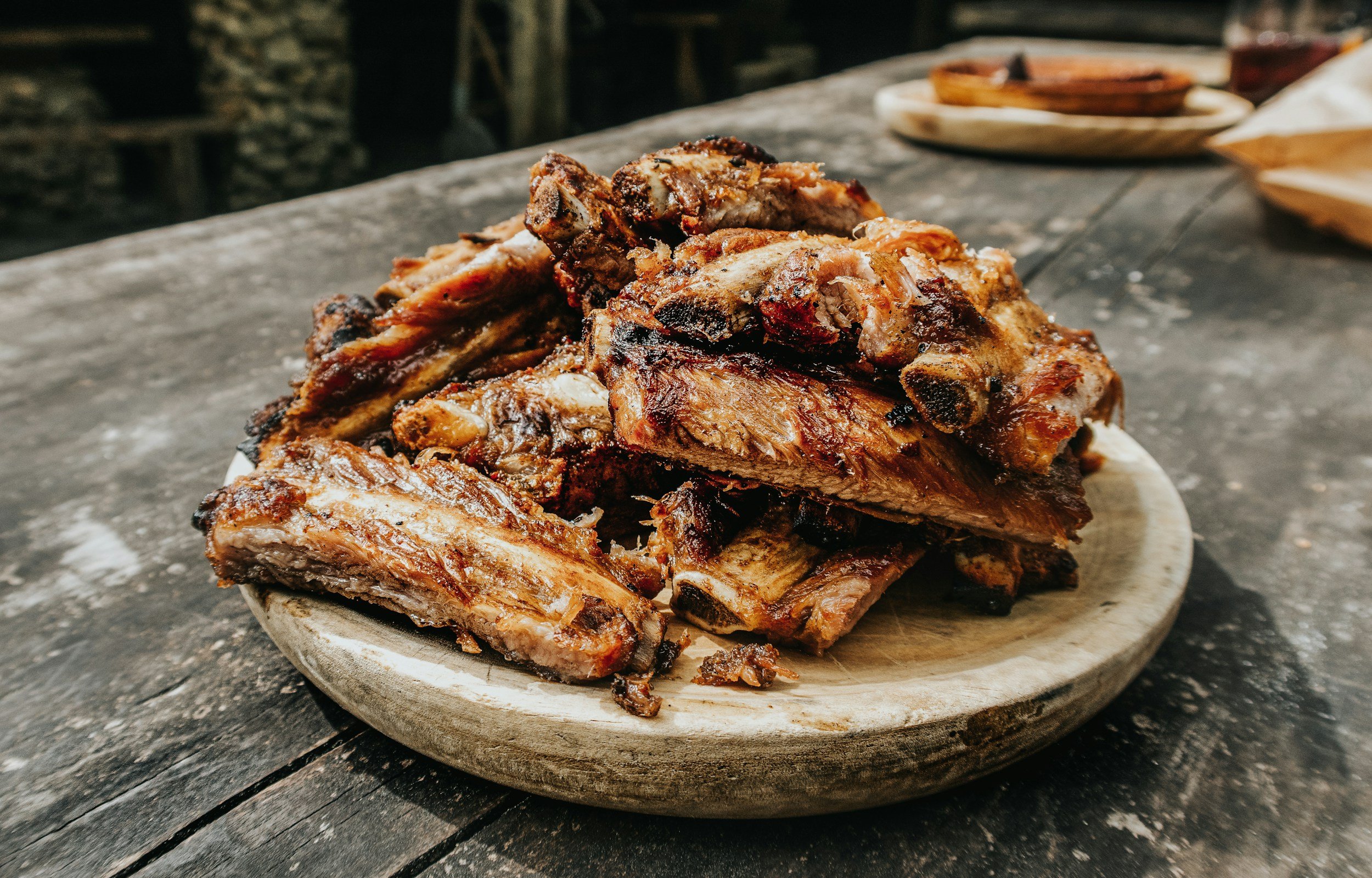 Kimchi Paste Marinated Pork Ribs