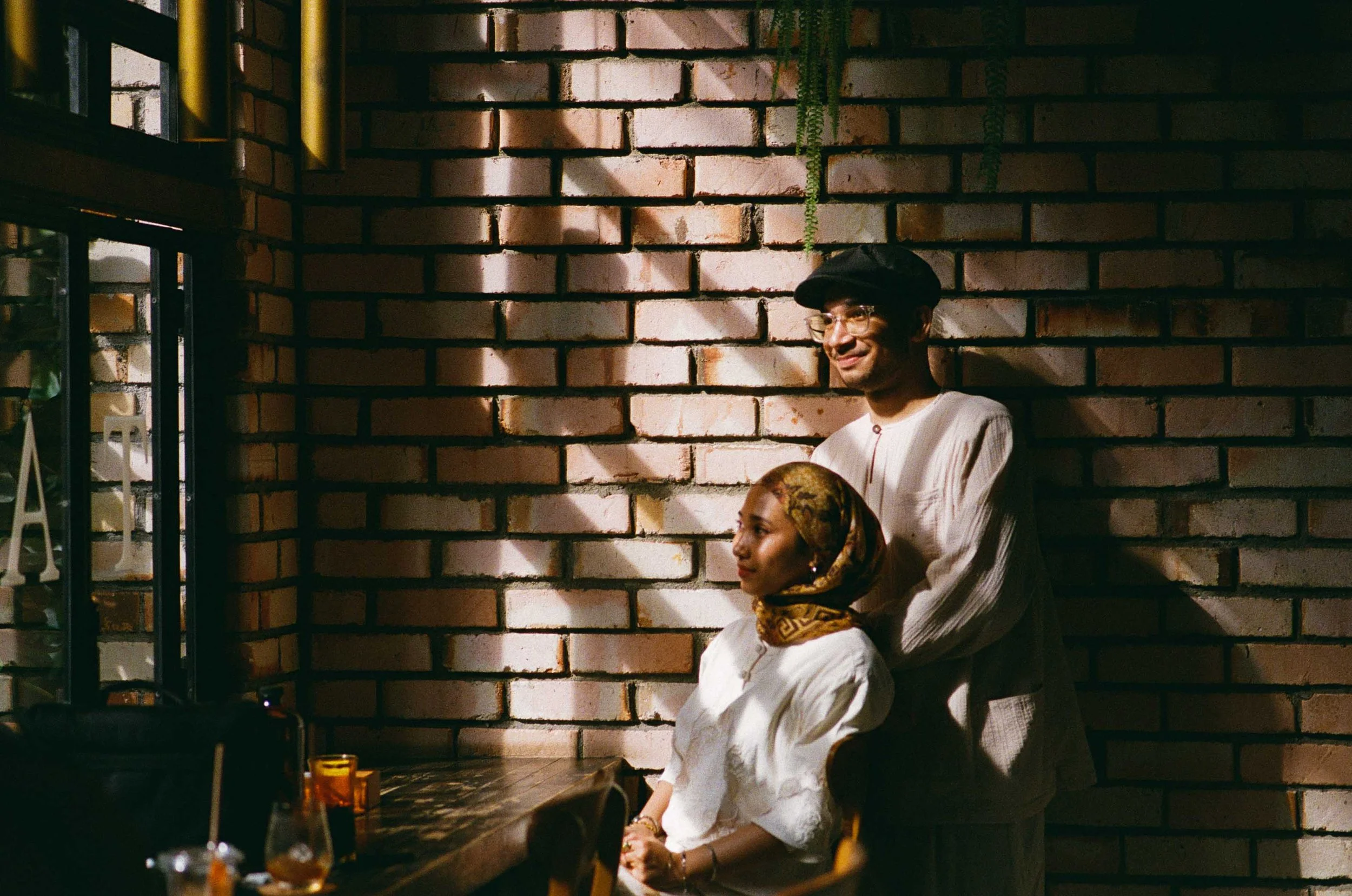 Kash & Intan Pre-Wedding at Chow Kit on 35mm Film