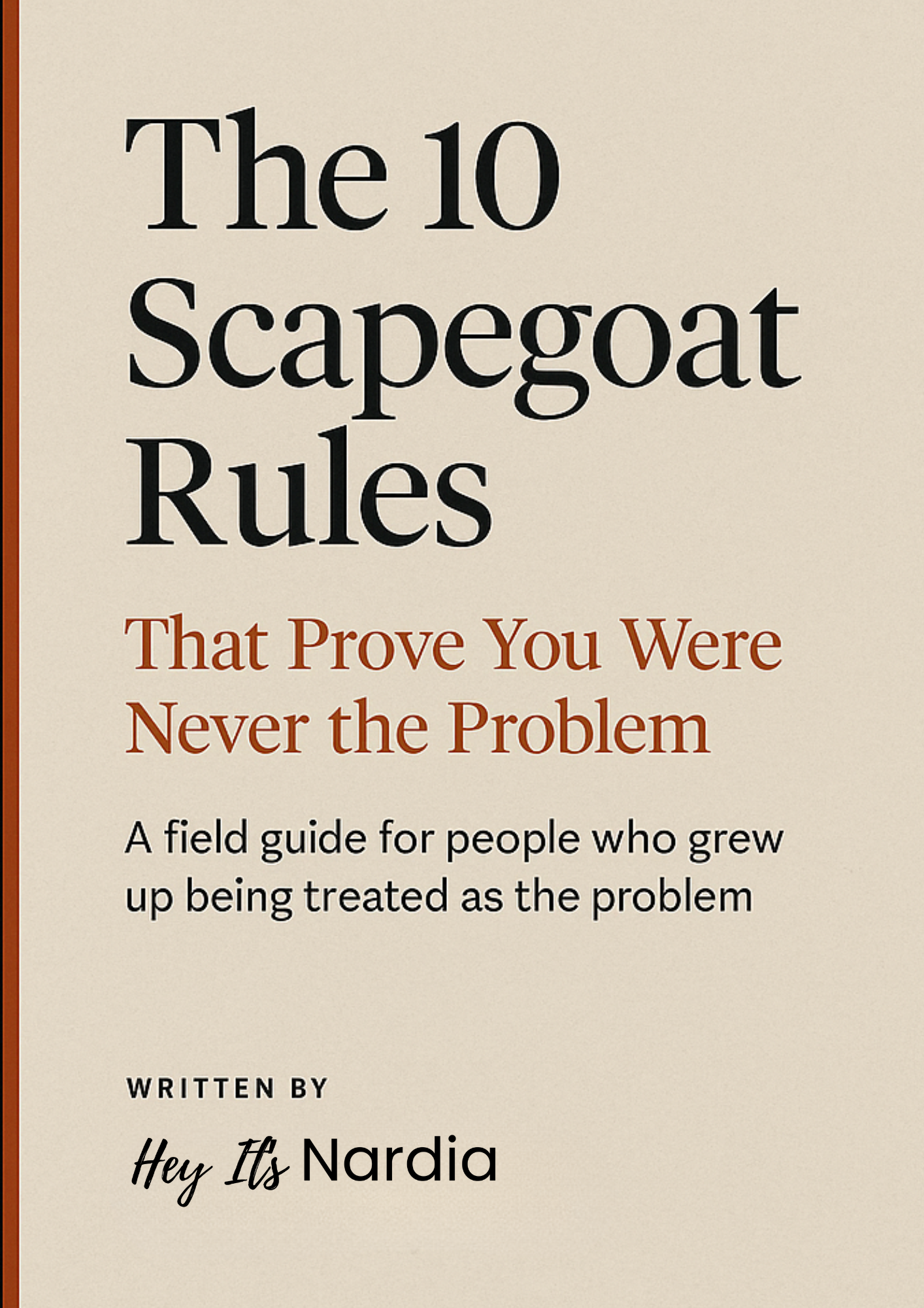 The 10 Scapegoat Rules Guide – Free